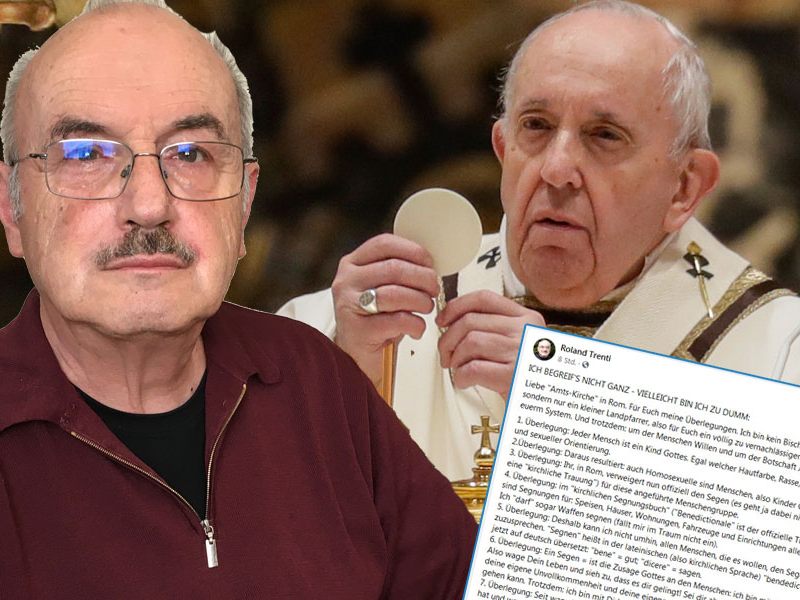 Kritik am Nein des Vatikan zur Segnung von Homo-Paaren