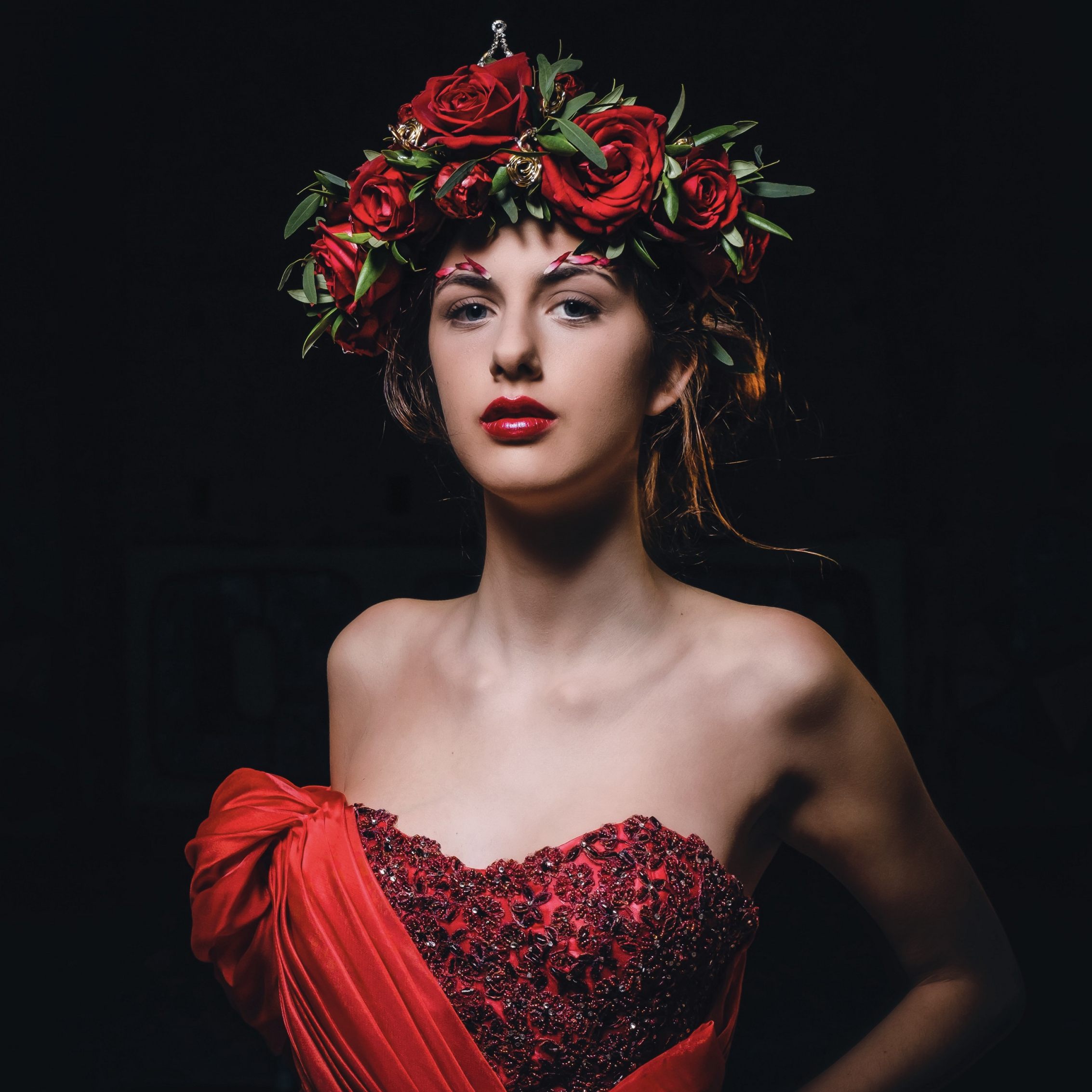 Leonie Mozzacchini-Schuster wurde vom Ländle-Modelmacher als weiblicher Jesus inszeniert.