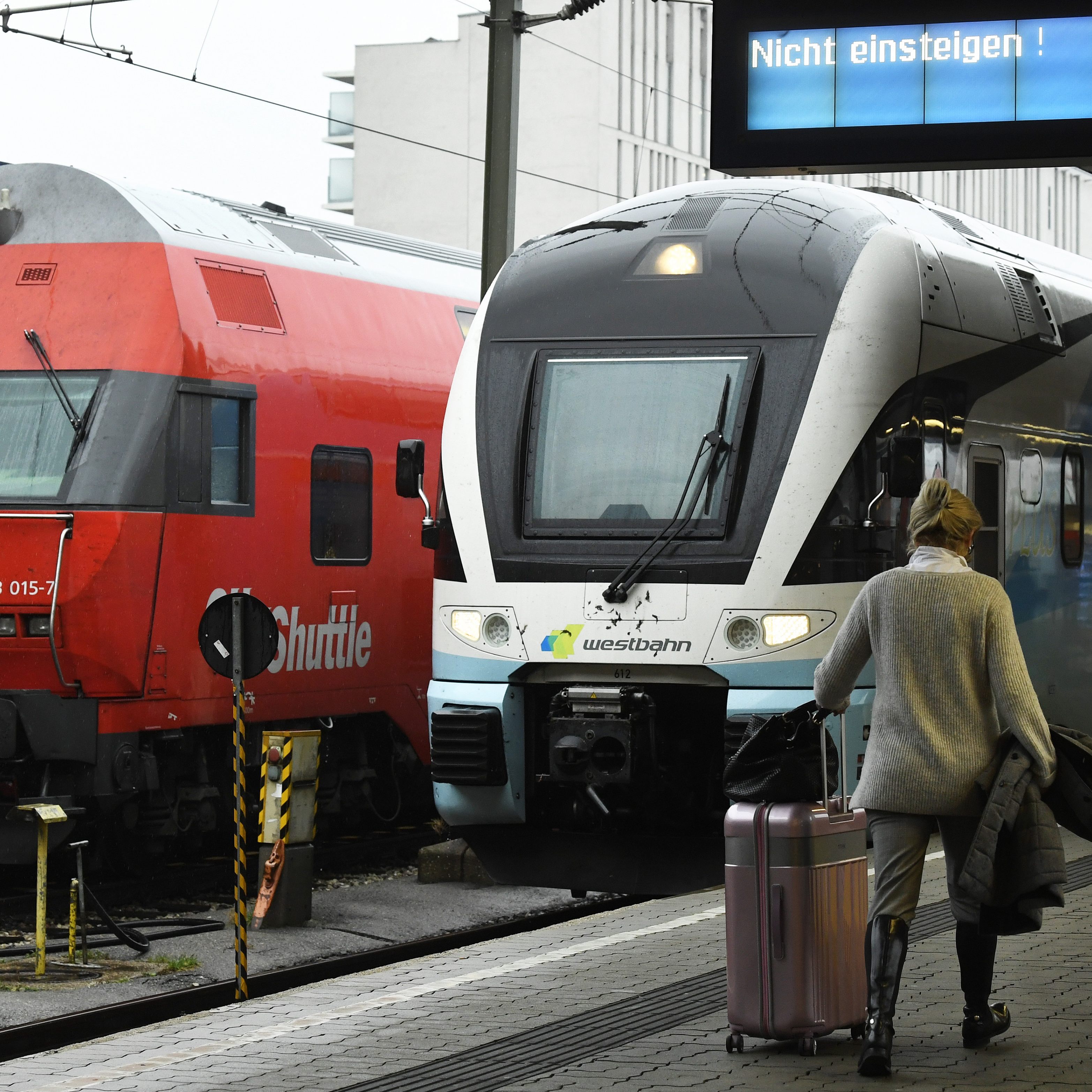 ÖBB und Westbahn konnten per Notvergabe die Weststrecke weiter befahren.