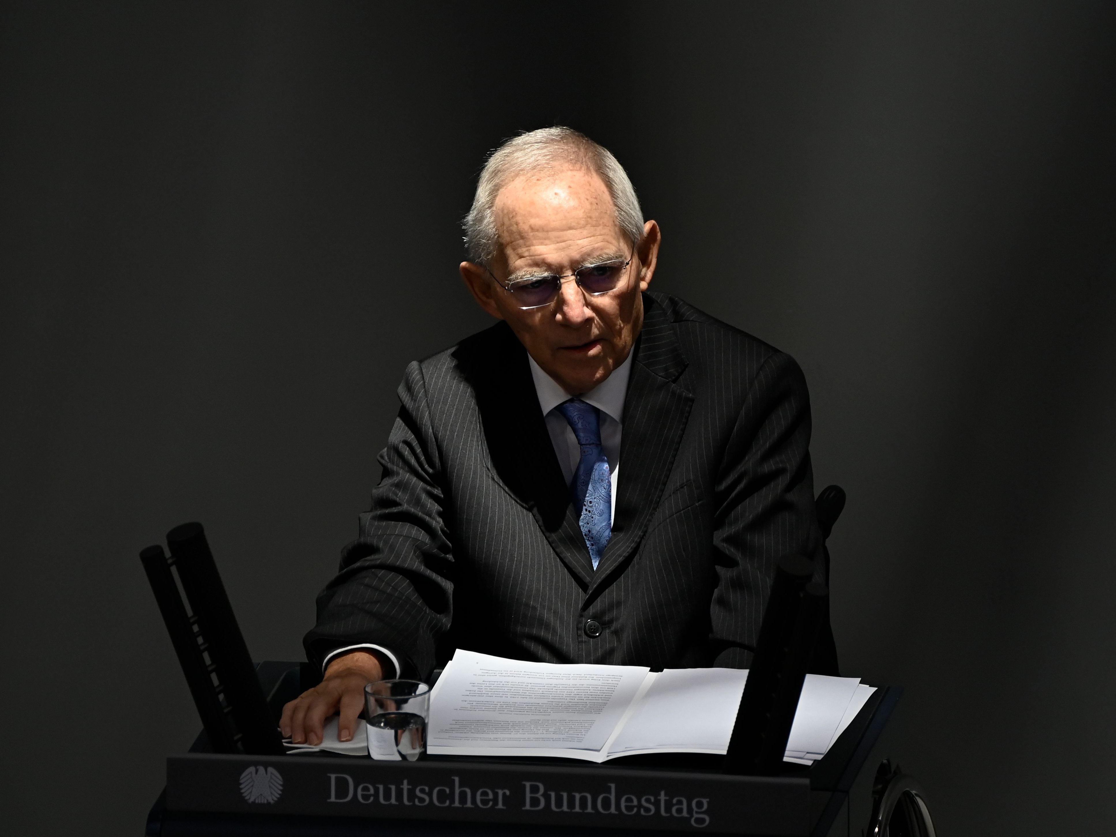 Wolfgang Schäuble erhielt Post. Wolfgang Schäuble erhielt Post.