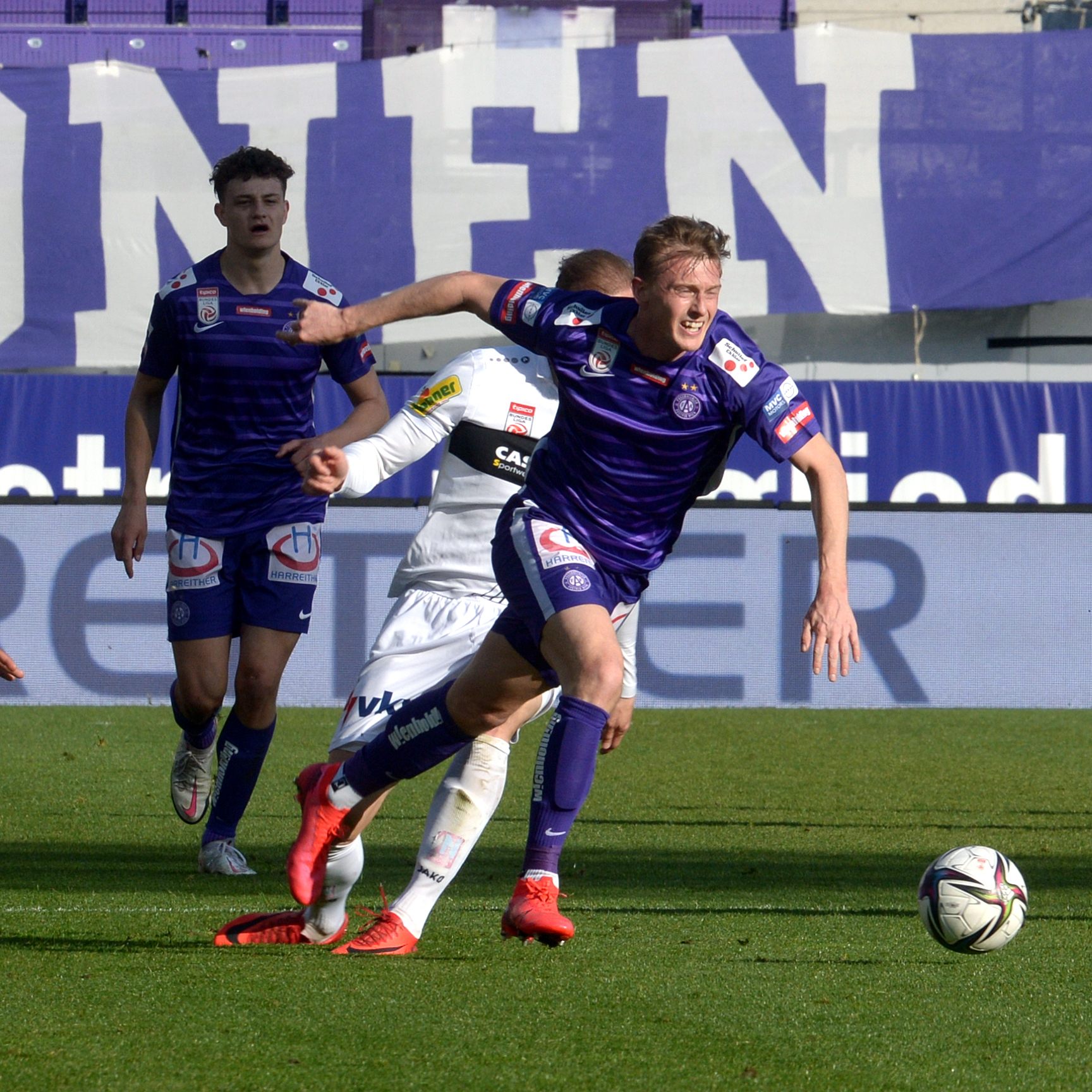 Die Wiener Austria setzte sich in der Qualifikationsgruppe an die Spitze.