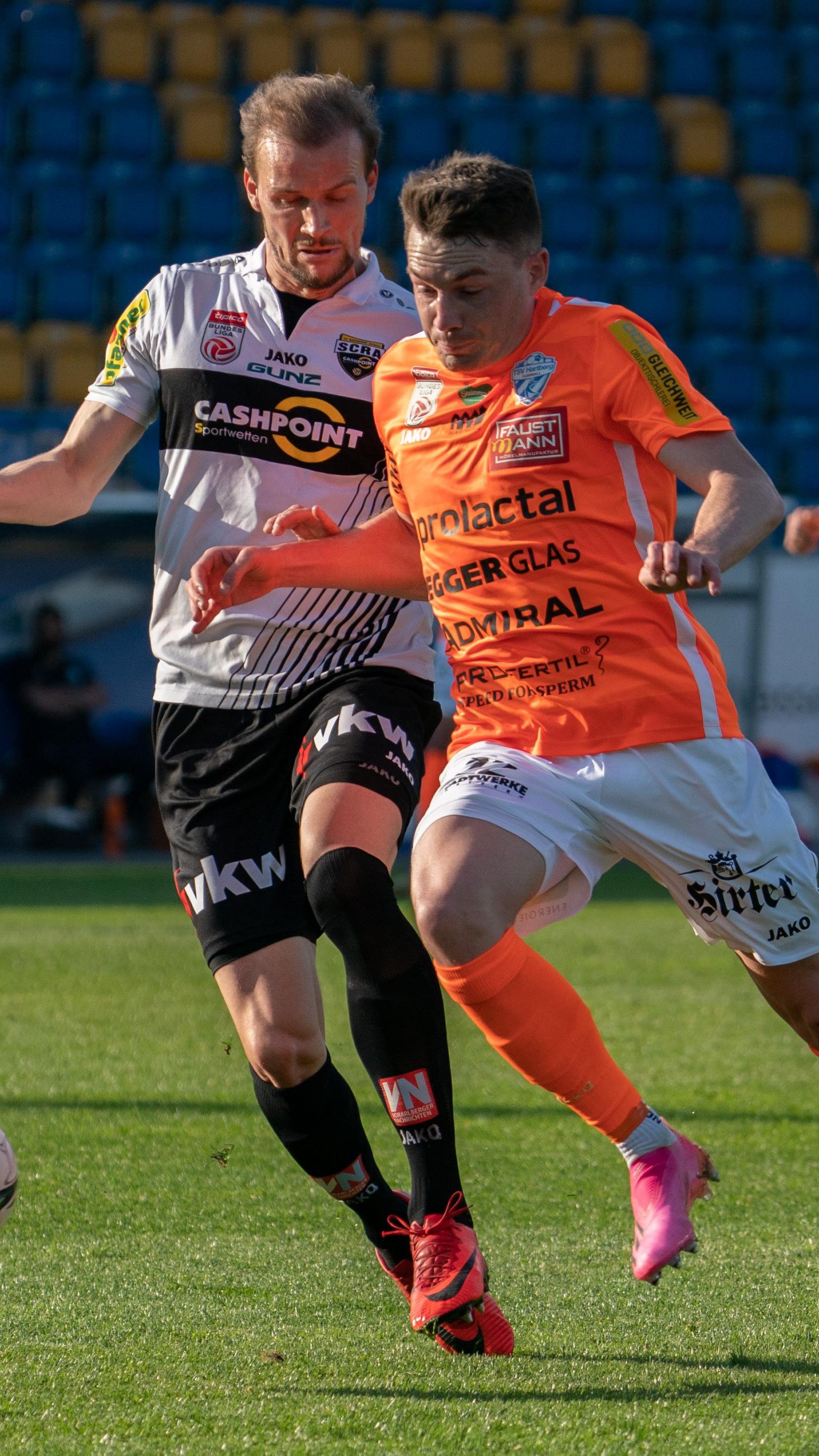 LIVE-Ticker zum Spiel TSV Hartberg gegen SCR Altach ab 18.30 Uhr.