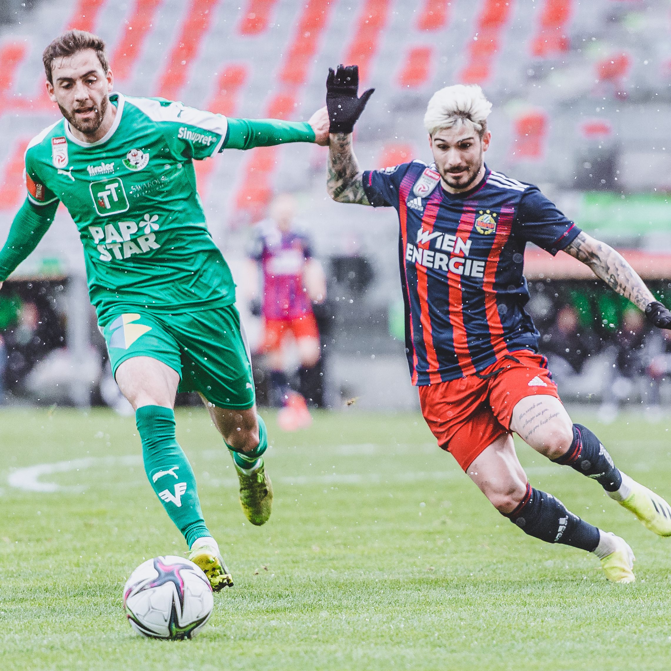 LIVE-Ticker zum Spiel Rapid Wien gegen WSG Tirol ab 14.30 Uhr.