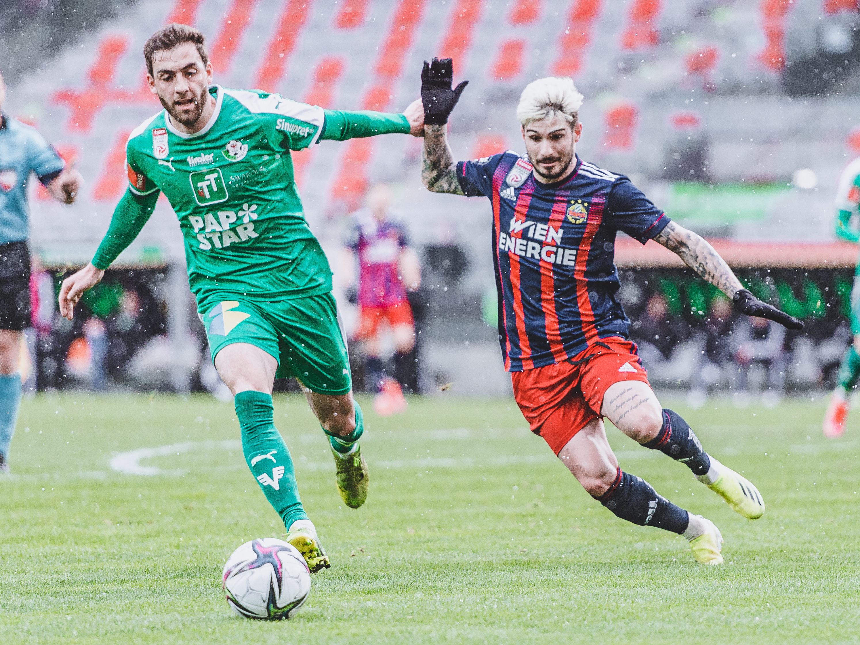 LIVE-Ticker zum Spiel Rapid Wien gegen WSG Tirol ab 14.30 Uhr.