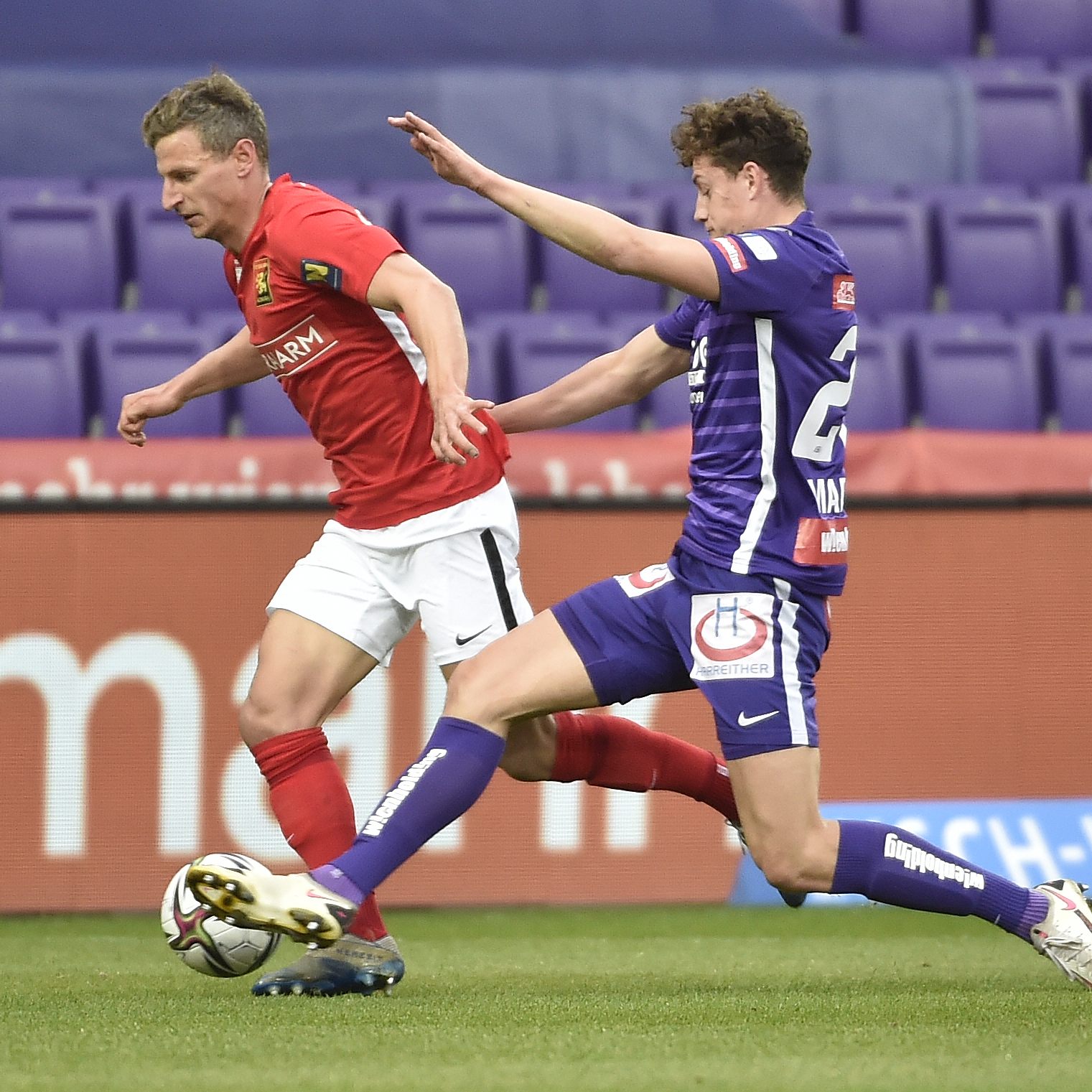 Die Wiener Austria spielte gegen Admira ein 0:0-Unentschieden.