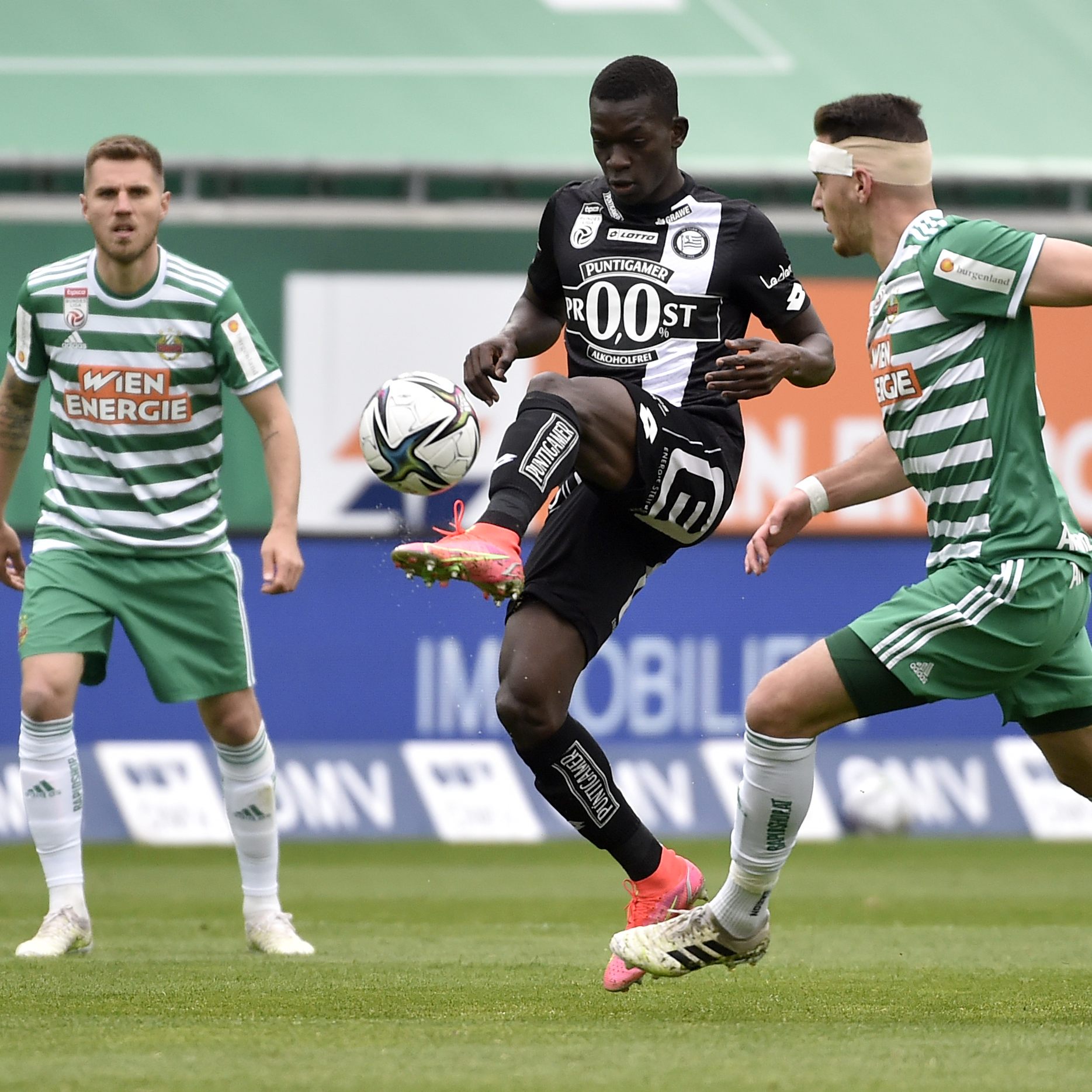 Rapid Wien kam zuhause gegen Sturm Graz über ein 0:0 nicht hinaus.