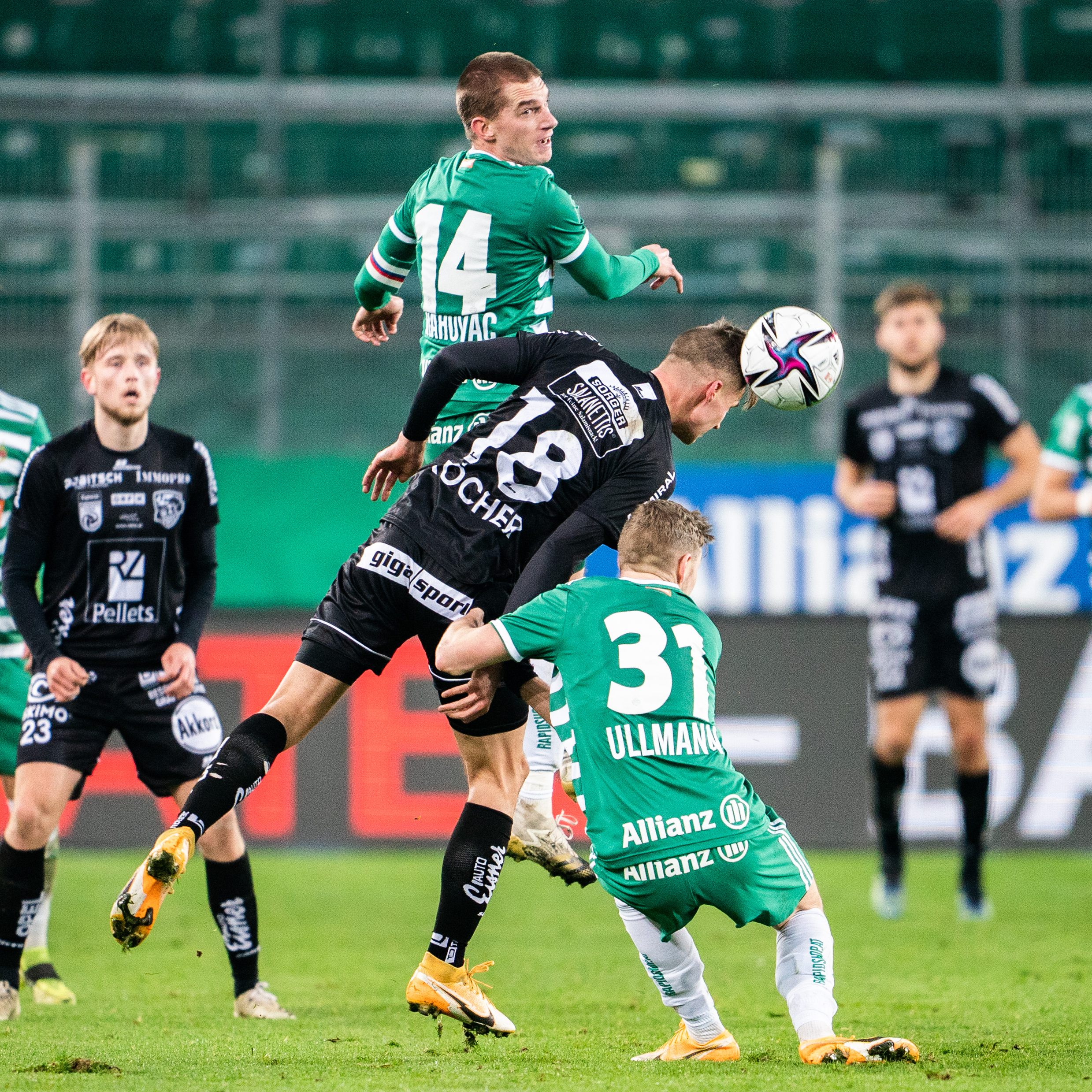 LIVE-Ticker zum Spiel WAC gegen Rapid Wien ab 14.30 Uhr.