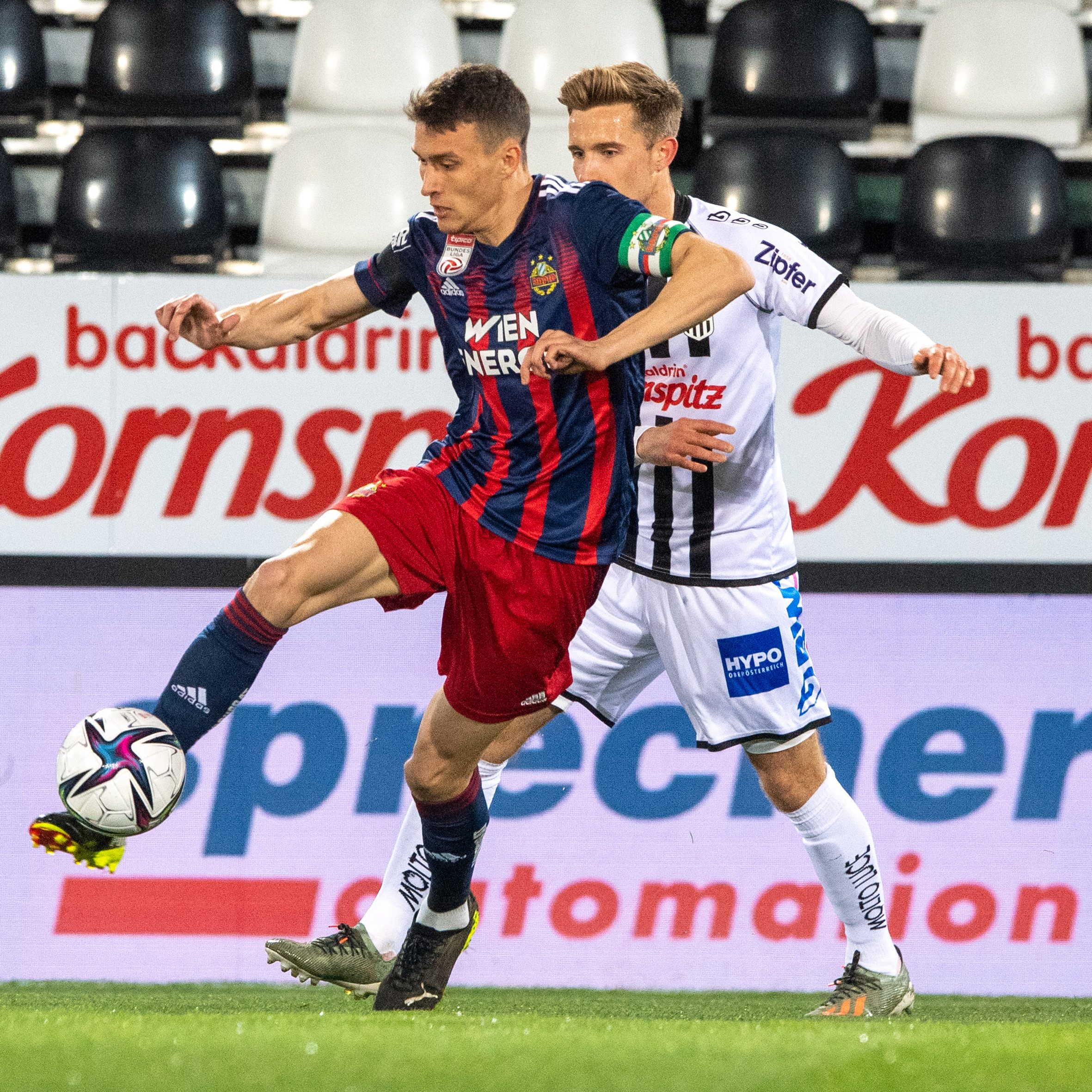 LASK Linz und Rapid Wien trennten sich mit 1:1.