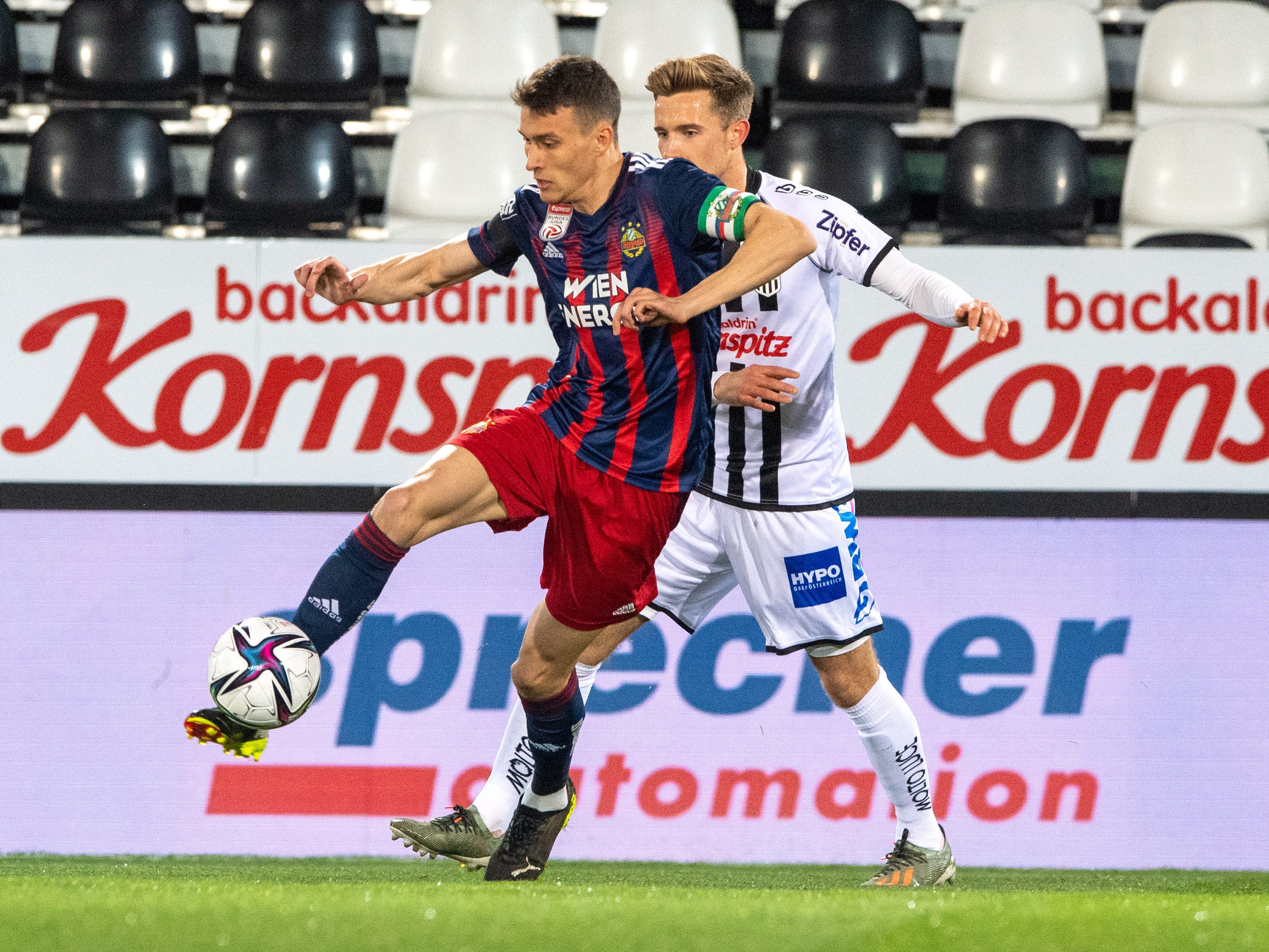 LASK Linz und Rapid Wien trennten sich mit 1:1. LASK Linz und Rapid Wien trennten sich mit 1:1.