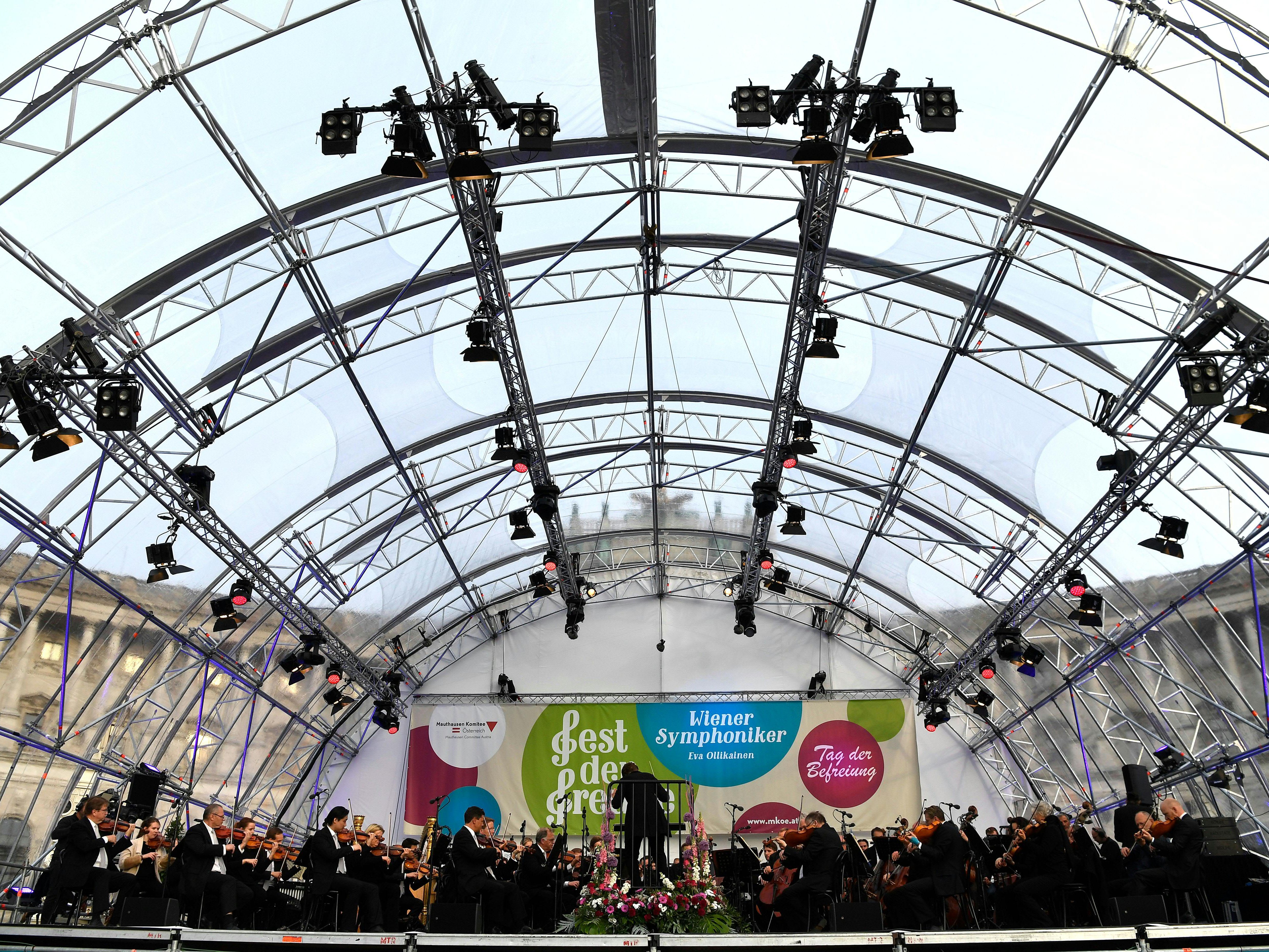 Statt am Wiener Heldenplatz wird das "Fest der Freude" erneut virtuell stattfinden. Statt am Wiener Heldenplatz wird das "Fest der Freude" erneut virtuell stattfinden.
