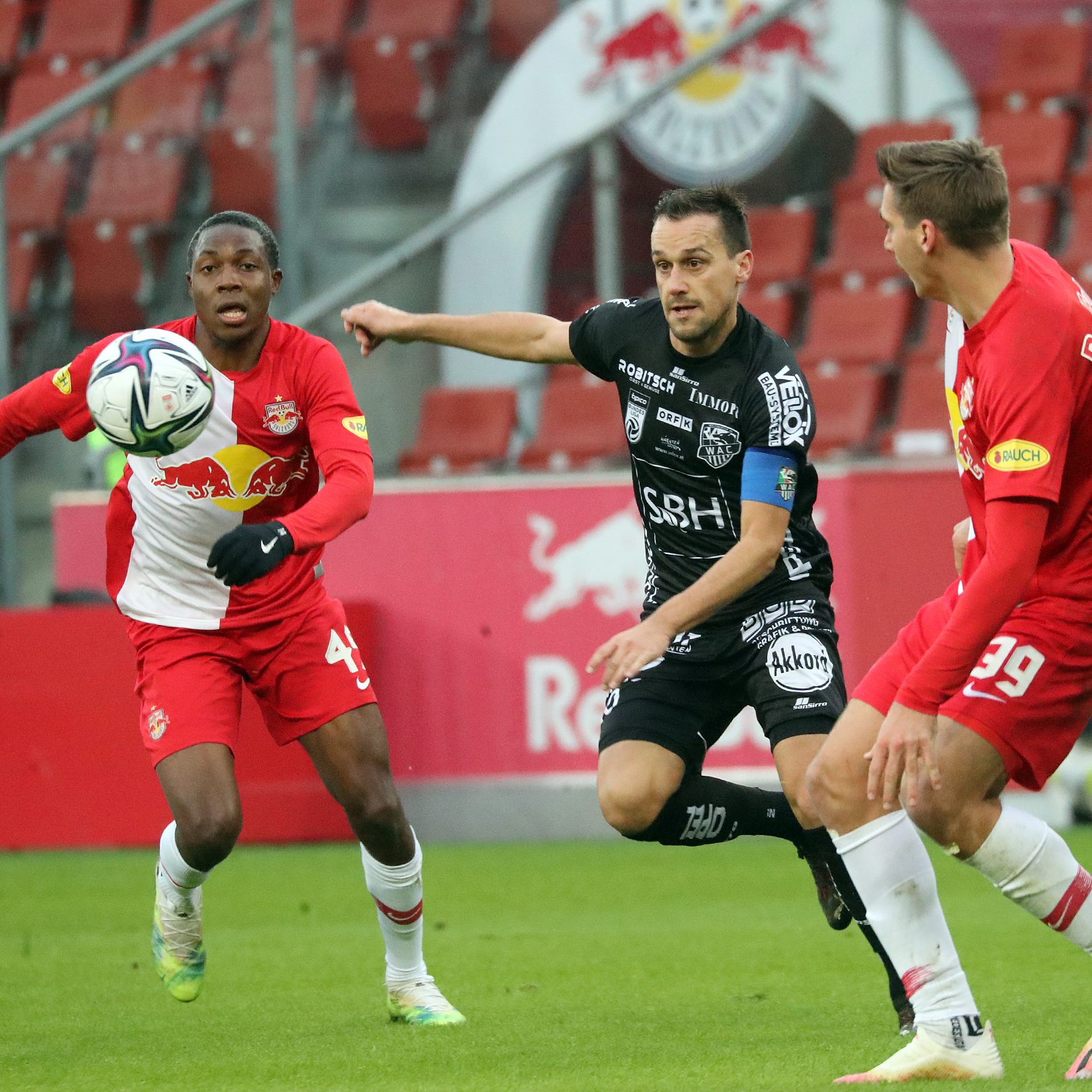 LIVE-Ticker zum Spiel WAC gegen Red Bull Salzburg ab 14.30 Uhr.