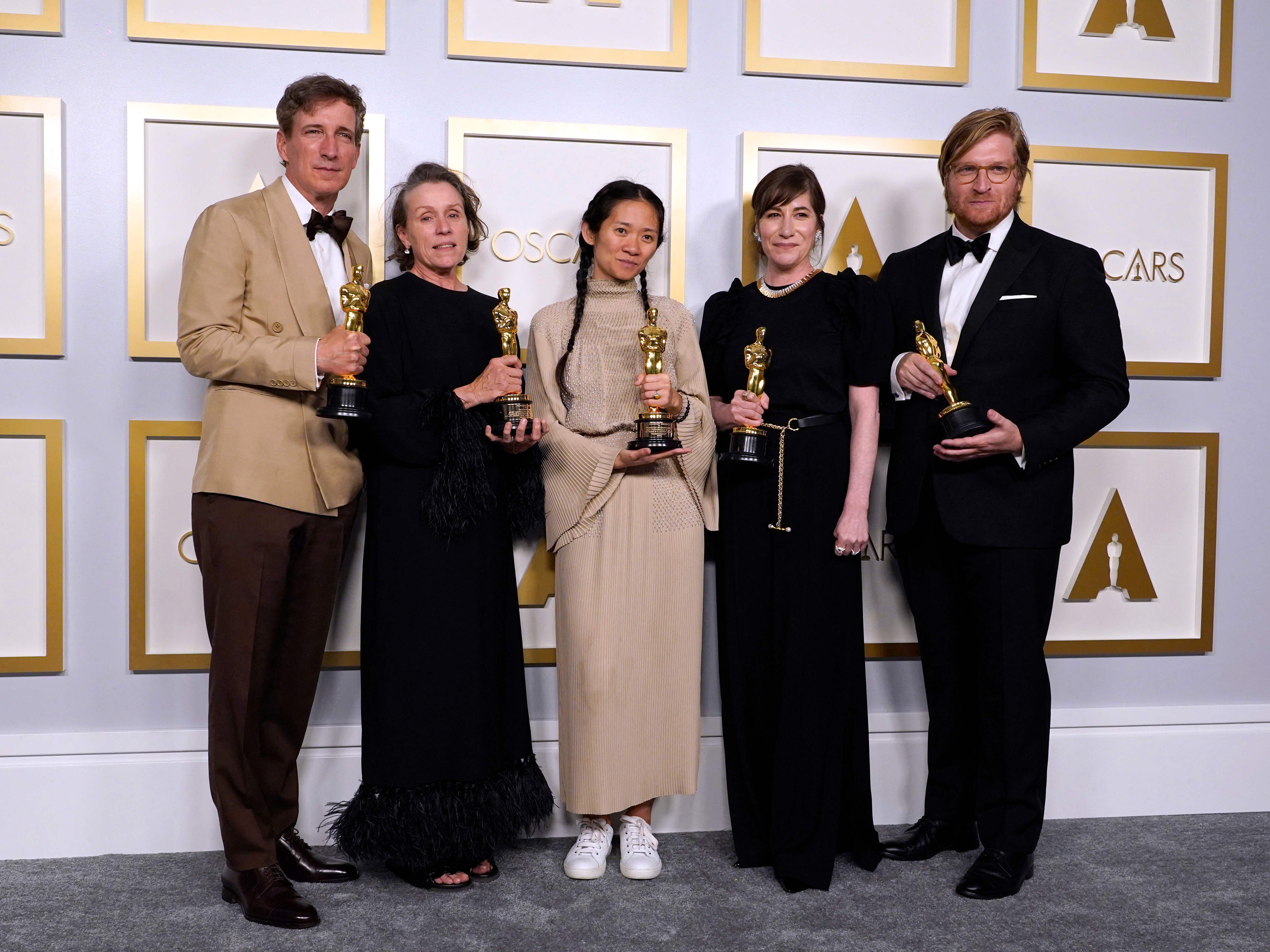 "Nomadland" war der große Gewinner bei der Oscar-Verleihung 2021. "Nomadland" war der große Gewinner bei der Oscar-Verleihung 2021.