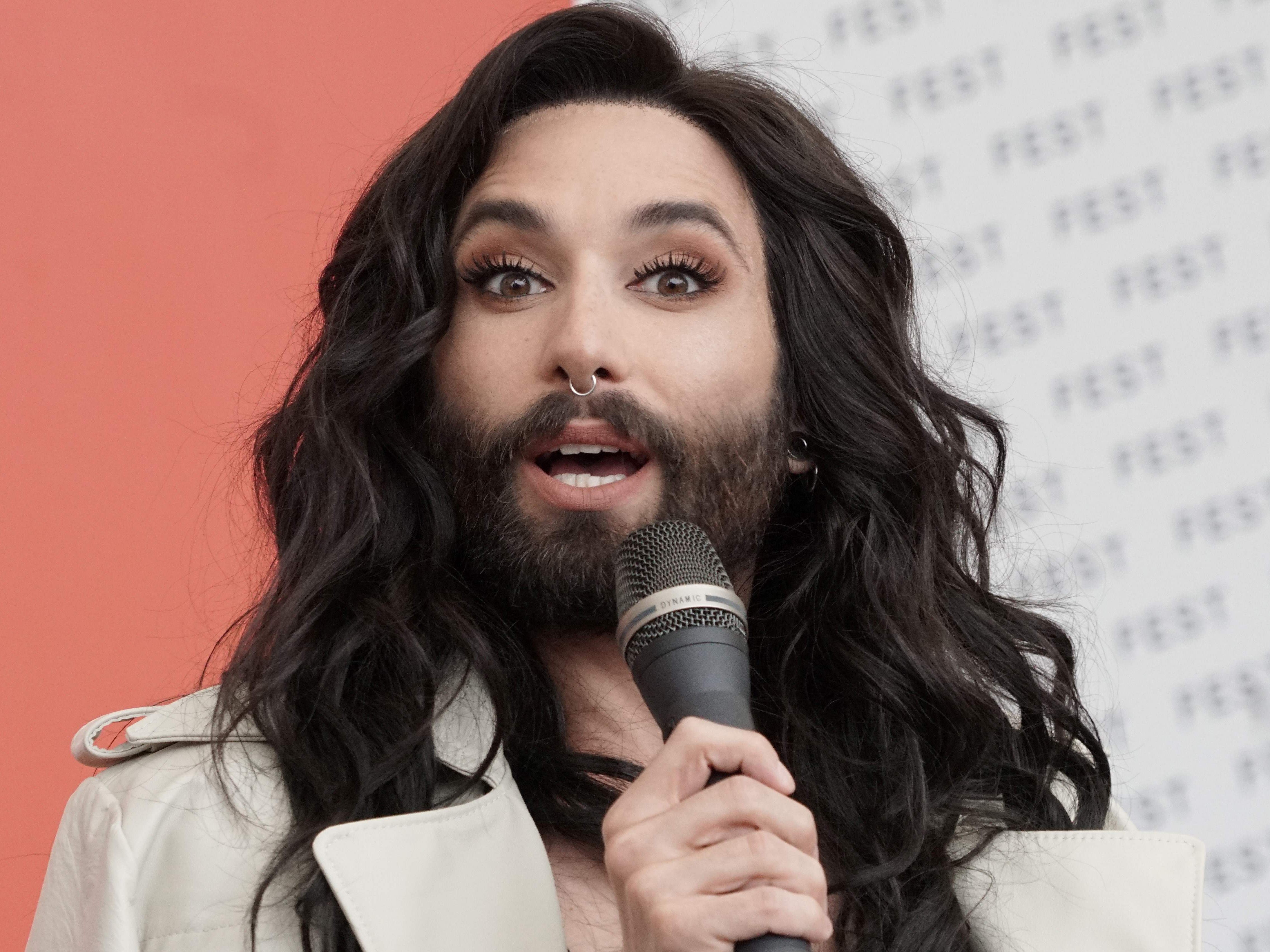 Conchita moderiert auch heuer wieder den deutschen "Free ESC". Conchita moderiert auch heuer wieder den deutschen "Free ESC".