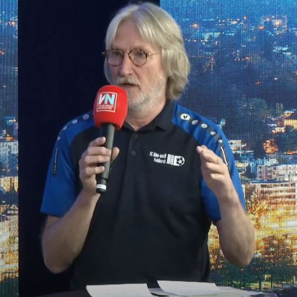 Sayed Mustafa Murtazawi (links) steht Ende April eine Asylverfahren bevor. Heinrich Olsen, Sportlicher Leiter von BW Feldkirch, sprach darüber am Freitag in "Vorarlberg LIVE".