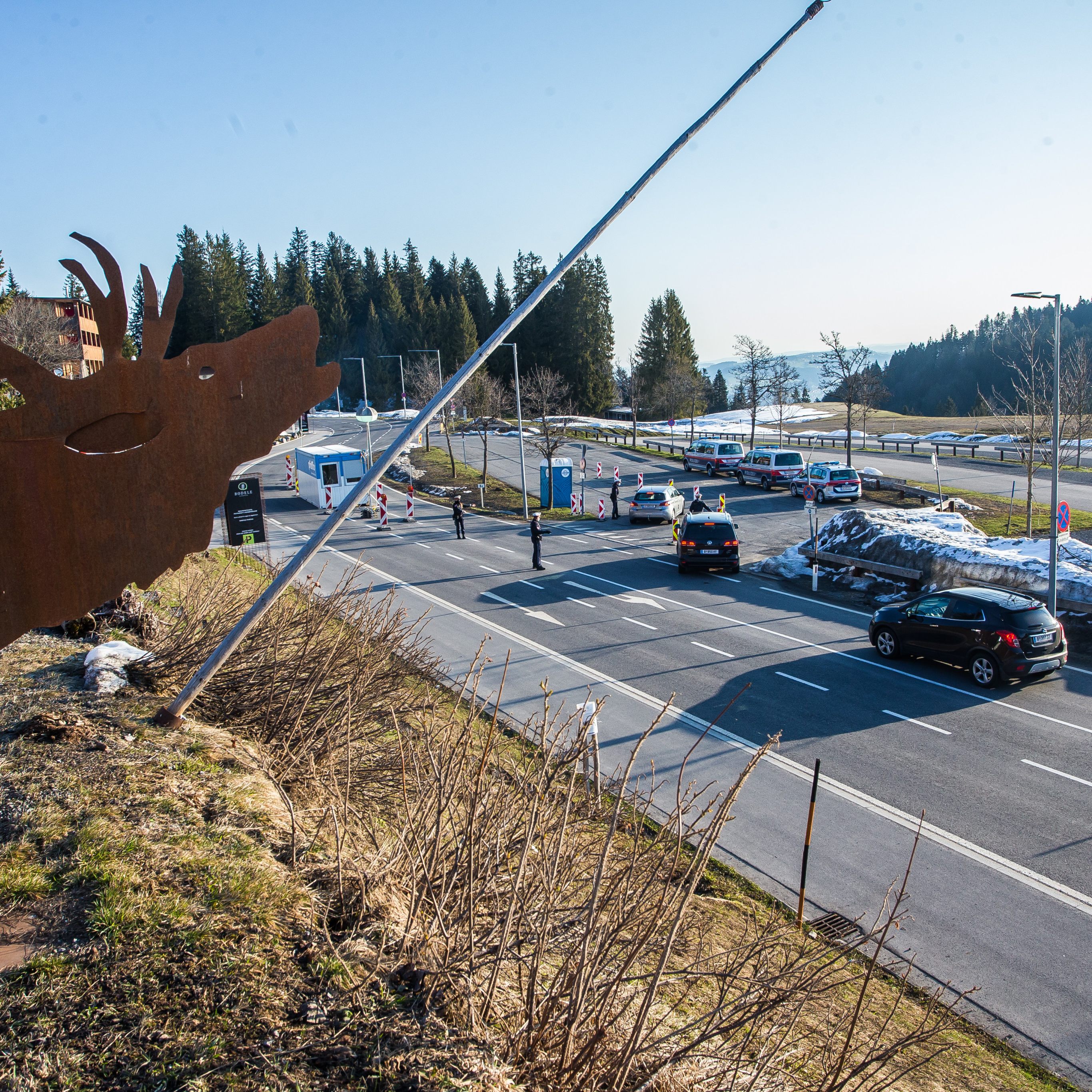 Kontrollen am Bödele