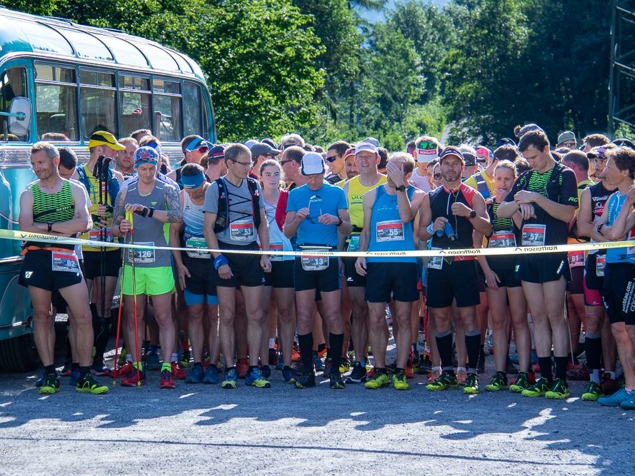Start beim Arlberg Express Sonnenkopf Trail im Jahr 2019 Start beim Arlberg Express Sonnenkopf Trail im Jahr 2019