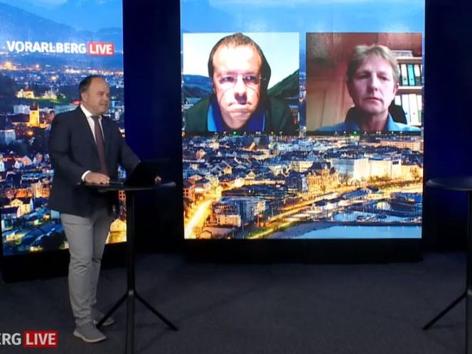 Drei Bregenzerwälder Bürgermeister berichteten am Dienstag bei "Vorarlberg LIVE" über die aktuelle Lage.