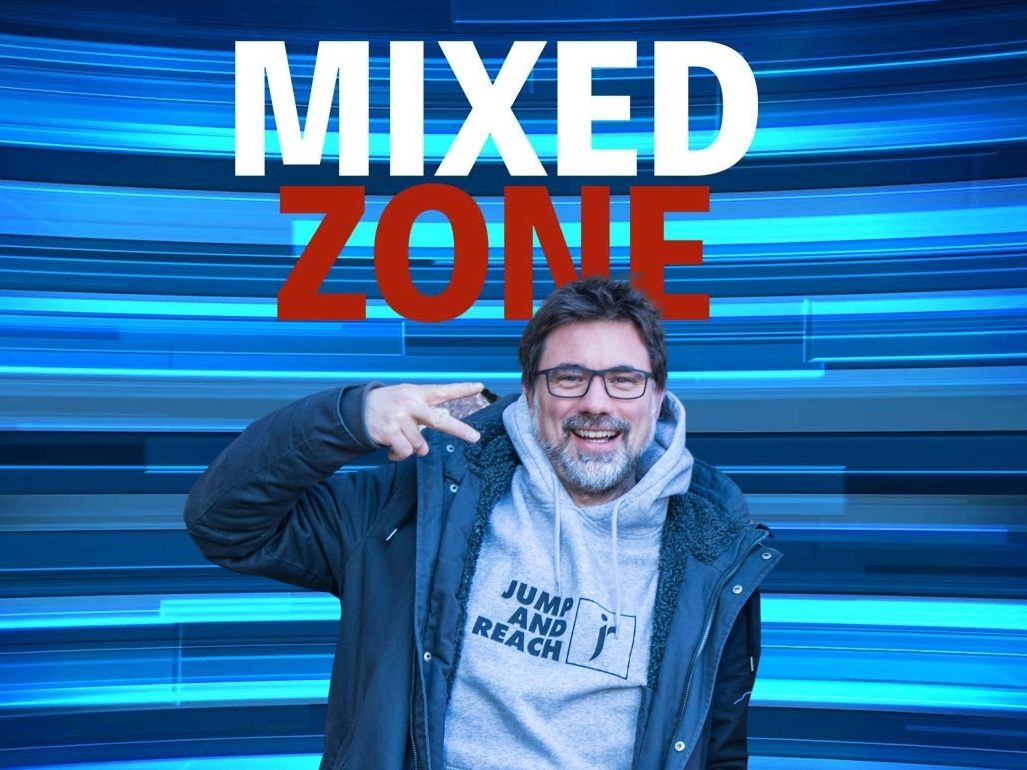 Patrick Murnig in der MIXED ZONE.