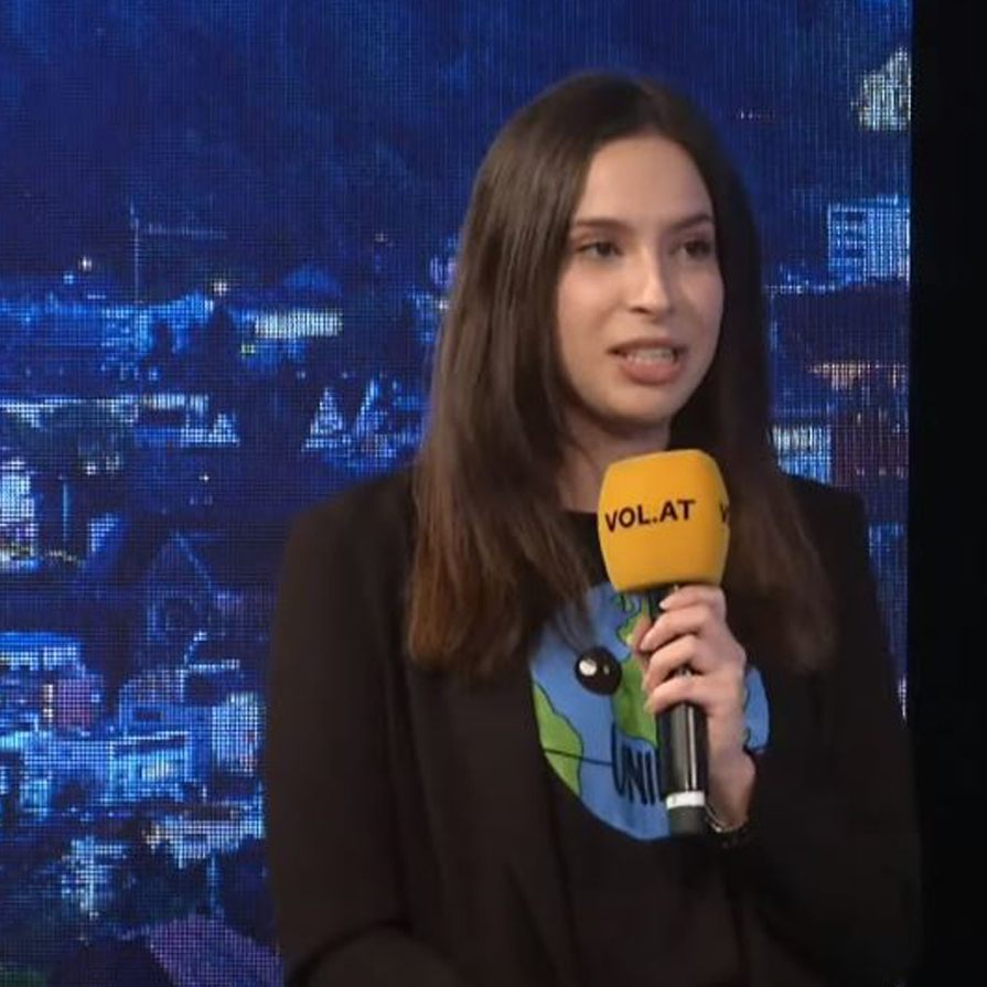 Anja Stojanovic und Manes Gründler bei "Vorarlberg LIVE".