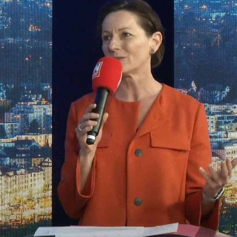Gesundheitslandesrätin Martina Rüscher zu Gast im Studio bei "Vorarlberg LIVE".