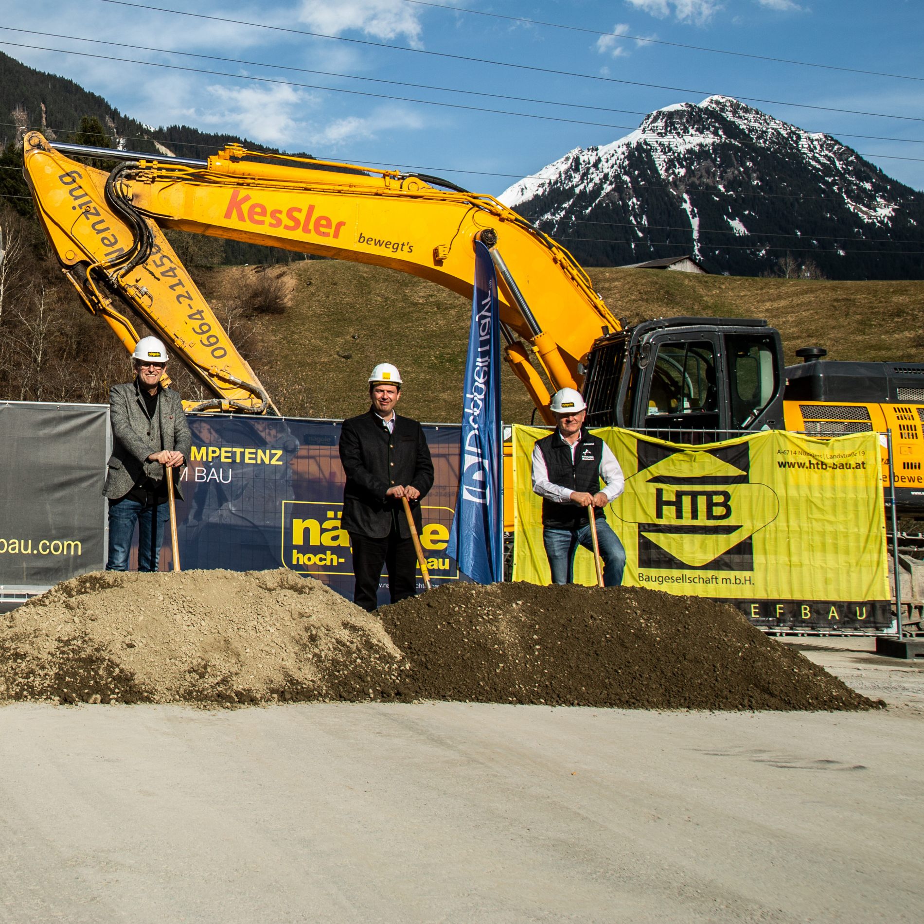 Spatenstich Silvretta Park: Das Areal rund um die Valisera Bahn soll ein Ort mit Aufenthaltsqualität werden.
