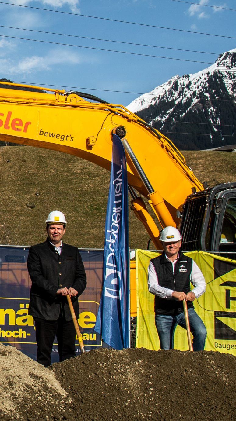 Spatenstich Silvretta Park: Das Areal rund um die Valisera Bahn soll ein Ort mit Aufenthaltsqualität werden.