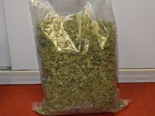 Das Kilo Cannabis wurde beschlagnahmt.