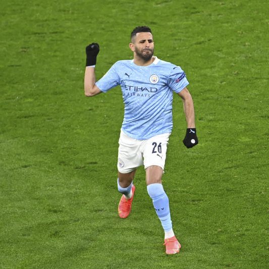 Mahrez mit dem zwischenzeitlichen 1:1