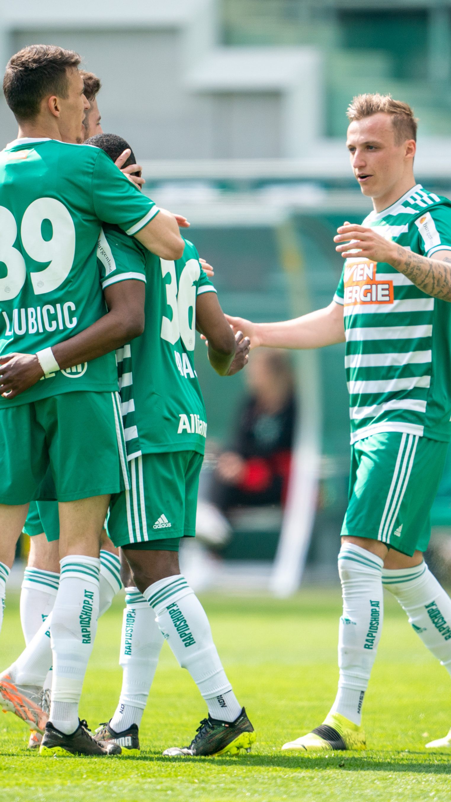 Rapid gewinnt gegen WSG Tirol mit 4:0.