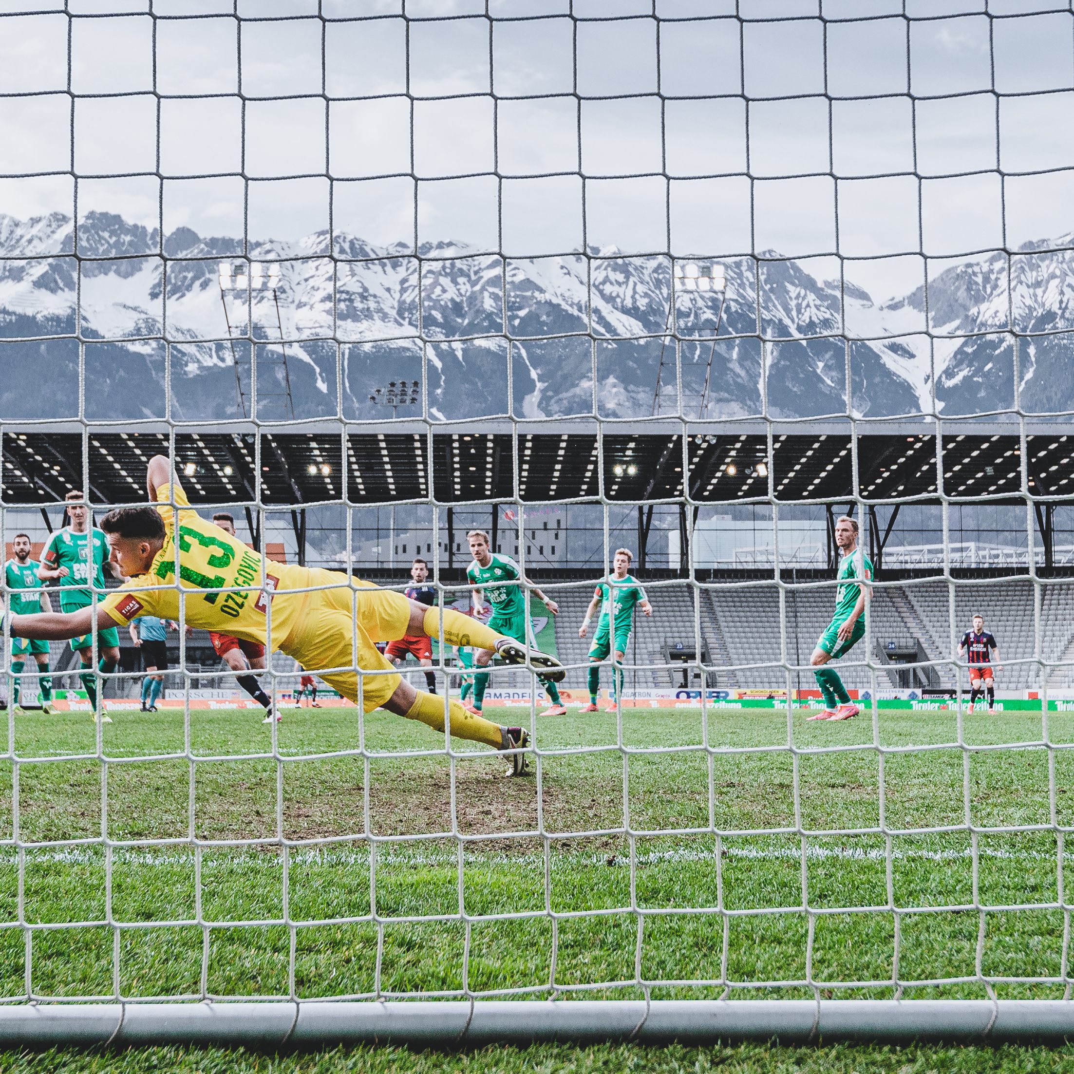Rapid spielte in Tirol vor einzigartiger Kulisse.
