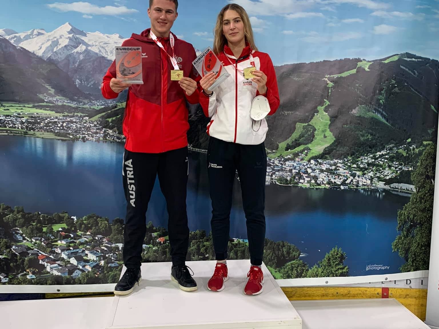 Siegerfoto Adrian Nigsch mit LZ Kollegin
