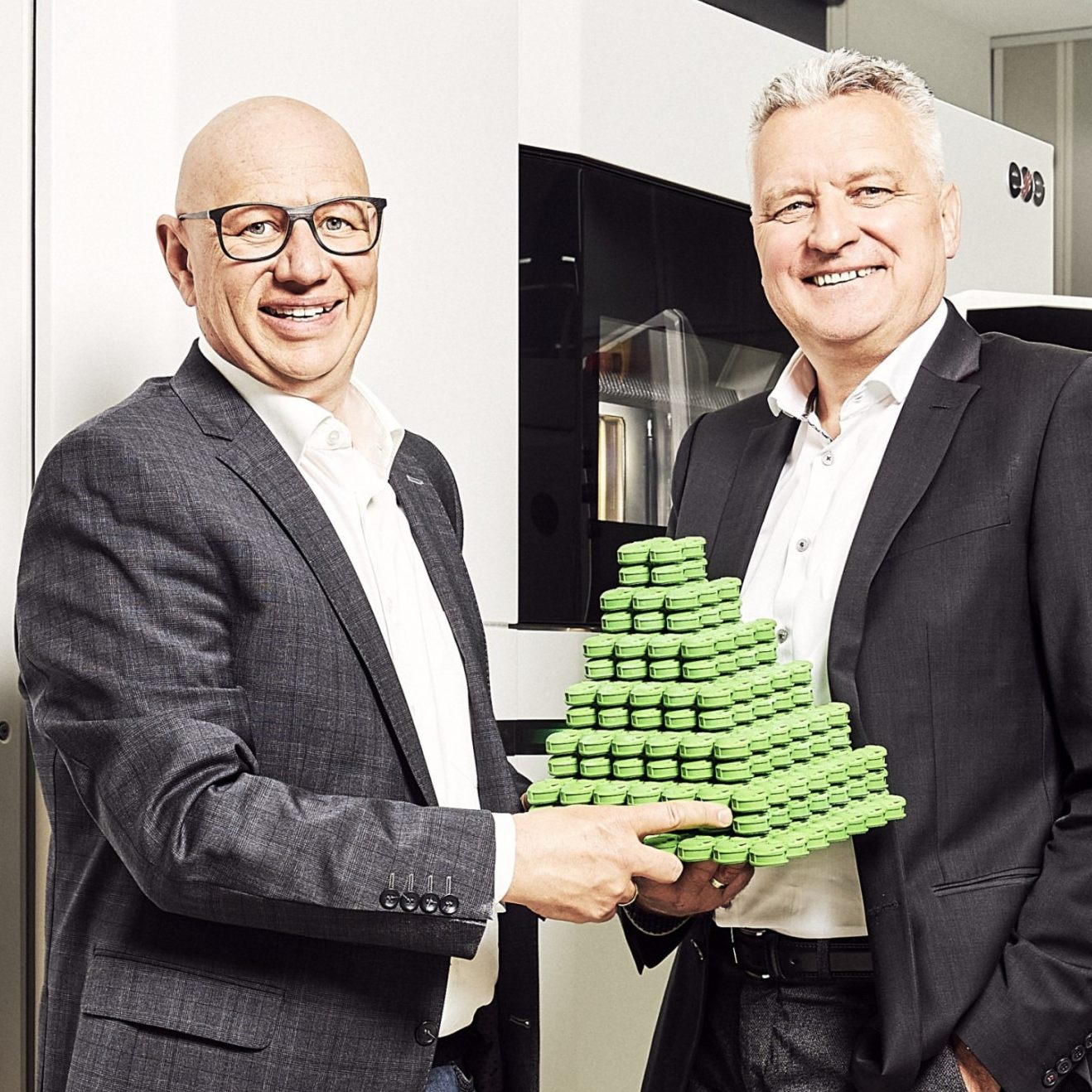 Die beiden Geschäftsführer von 1zu1, Hannes Hämmerle (links) und Wolfgang Humml (rechts).