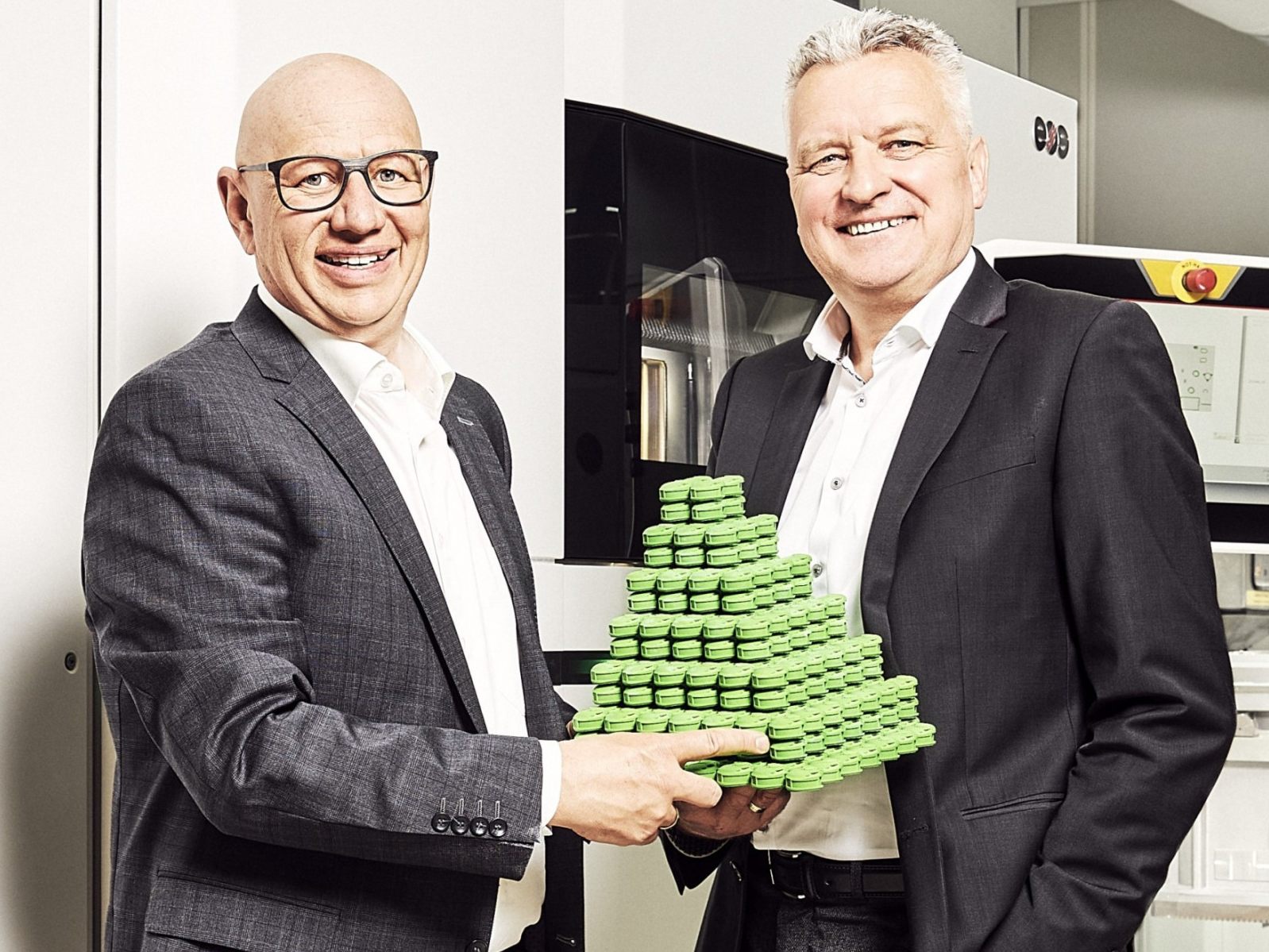 Die beiden Geschäftsführer von 1zu1, Hannes Hämmerle (links) und Wolfgang Humml (rechts).