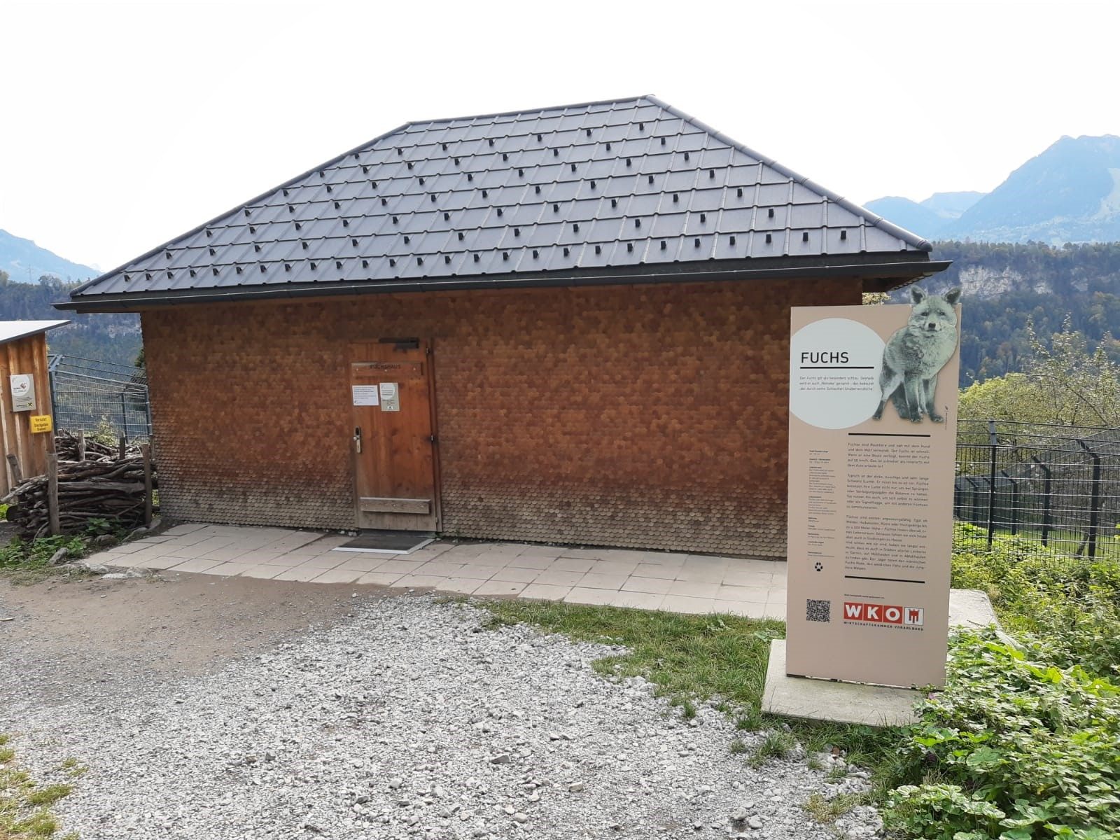 Das Fuchshaus im Wildpark Feldkirch