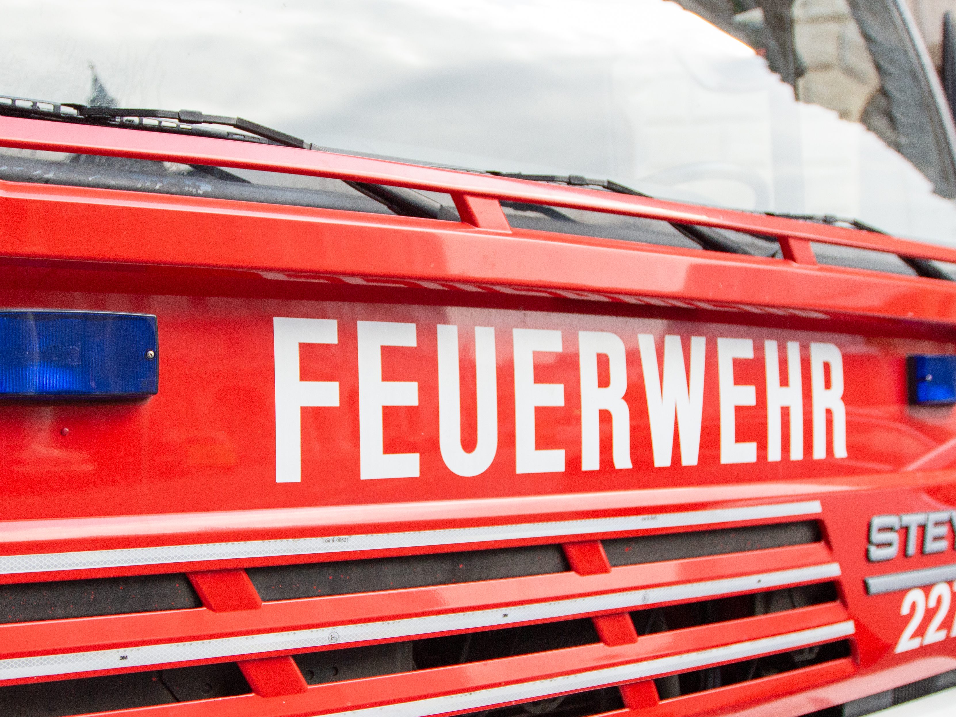 Wiener Feuerwehr durch Sturm gefordert.