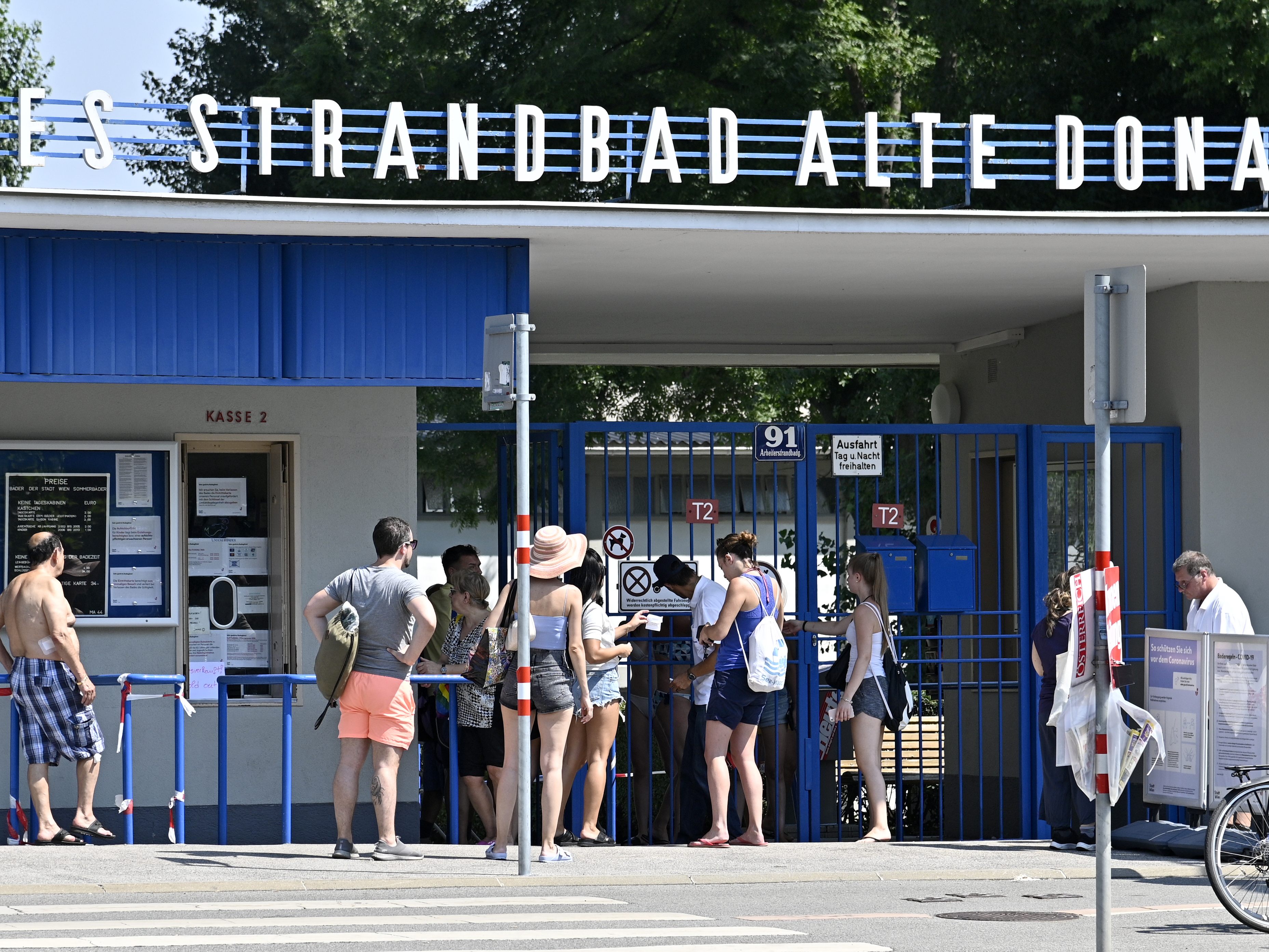 Diese Regeln gelten ab 19. Mai in Wiens Freibädern. Diese Regeln gelten ab 19. Mai in Wiens Freibädern.