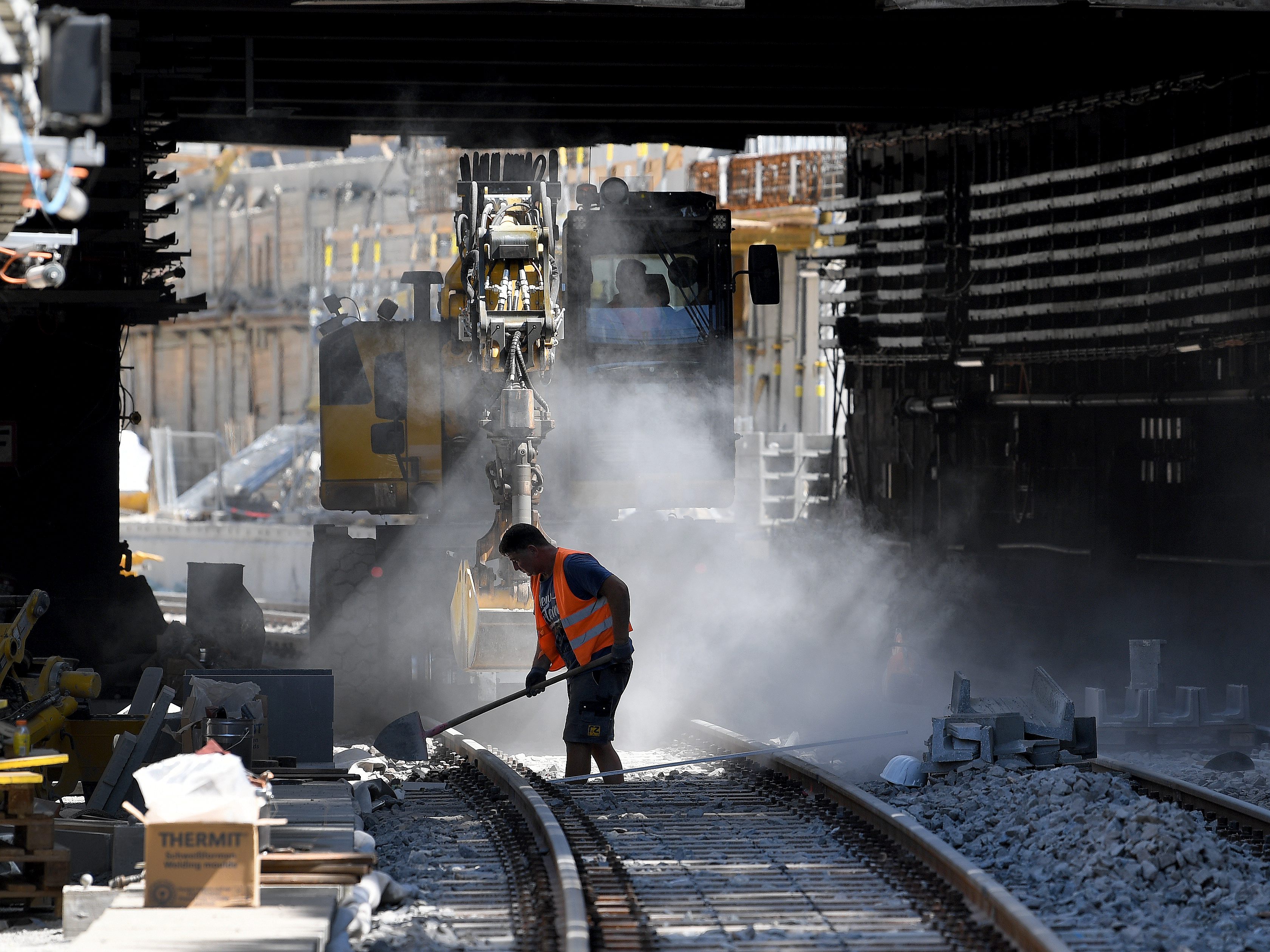 U-Bahn-Bauarbeiten kommen in Wien - wie hier 2019 - gerne mal vor.
