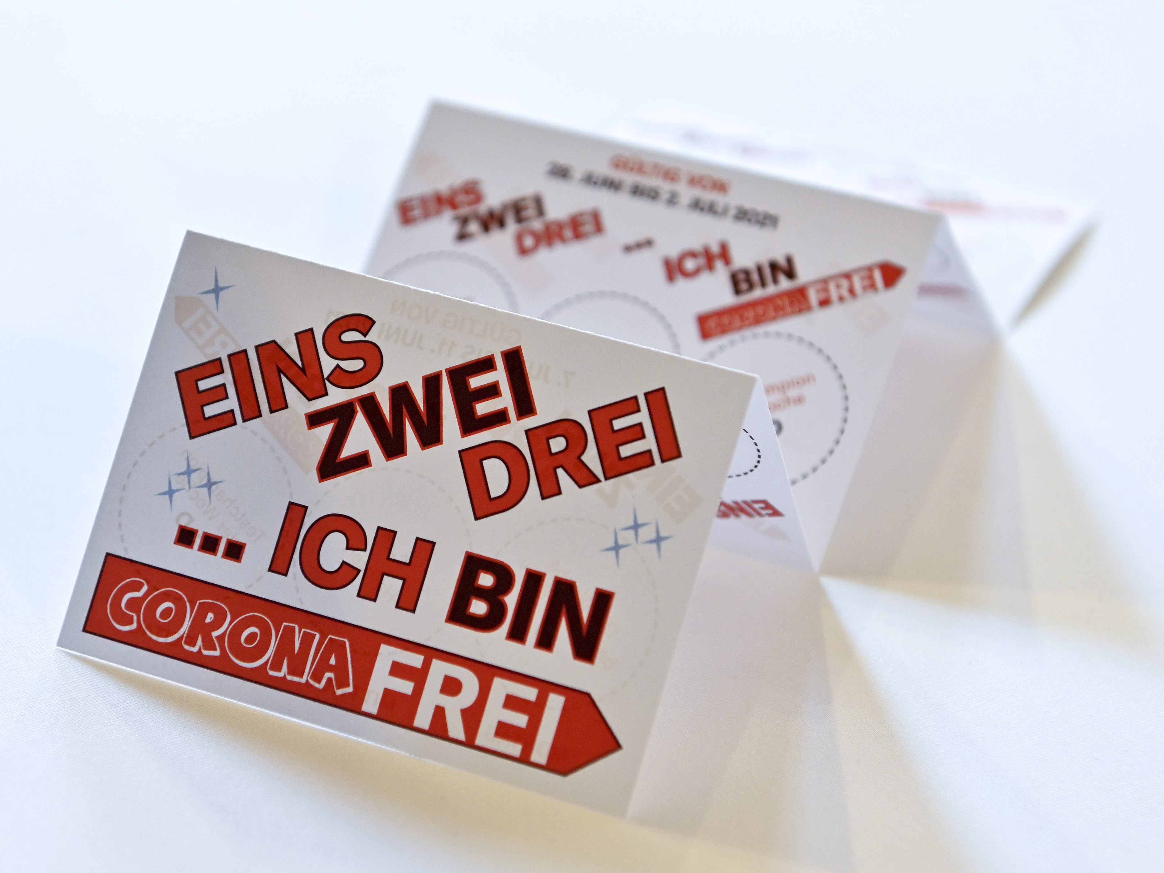 Pandemie: Bild eines Testpasses Pandemie: Bild eines Testpasses