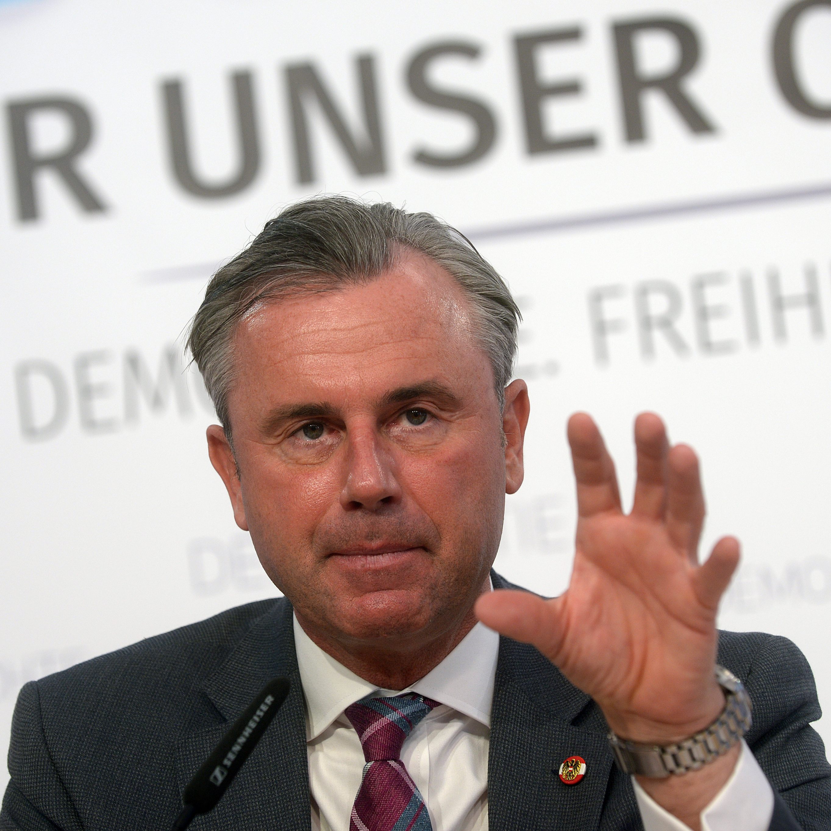 Norbert Hofer (FPÖ) meldete sich mit Forderungen zu Wort