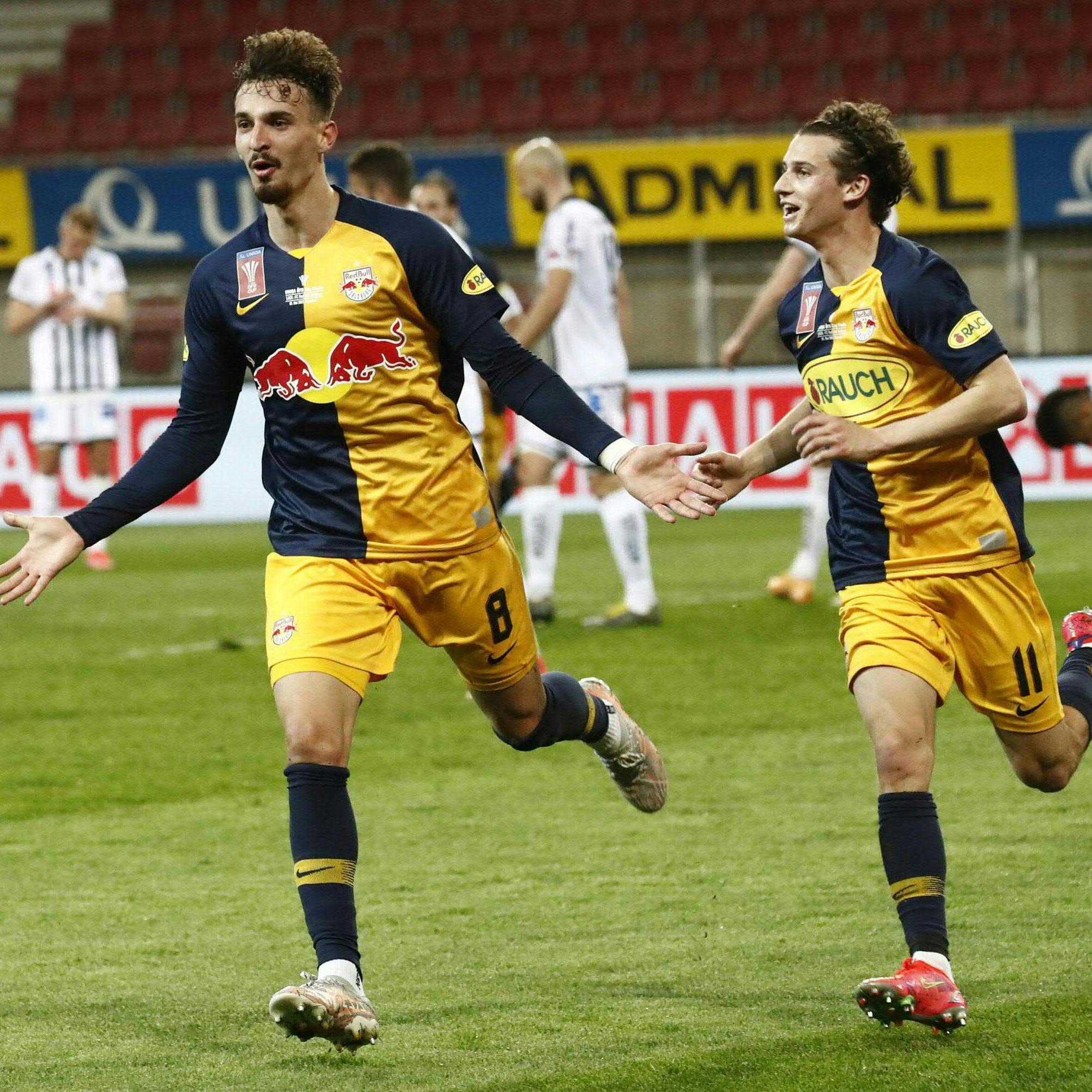 Berisha sorgte für das wichtige 1:0 der Salzburger.