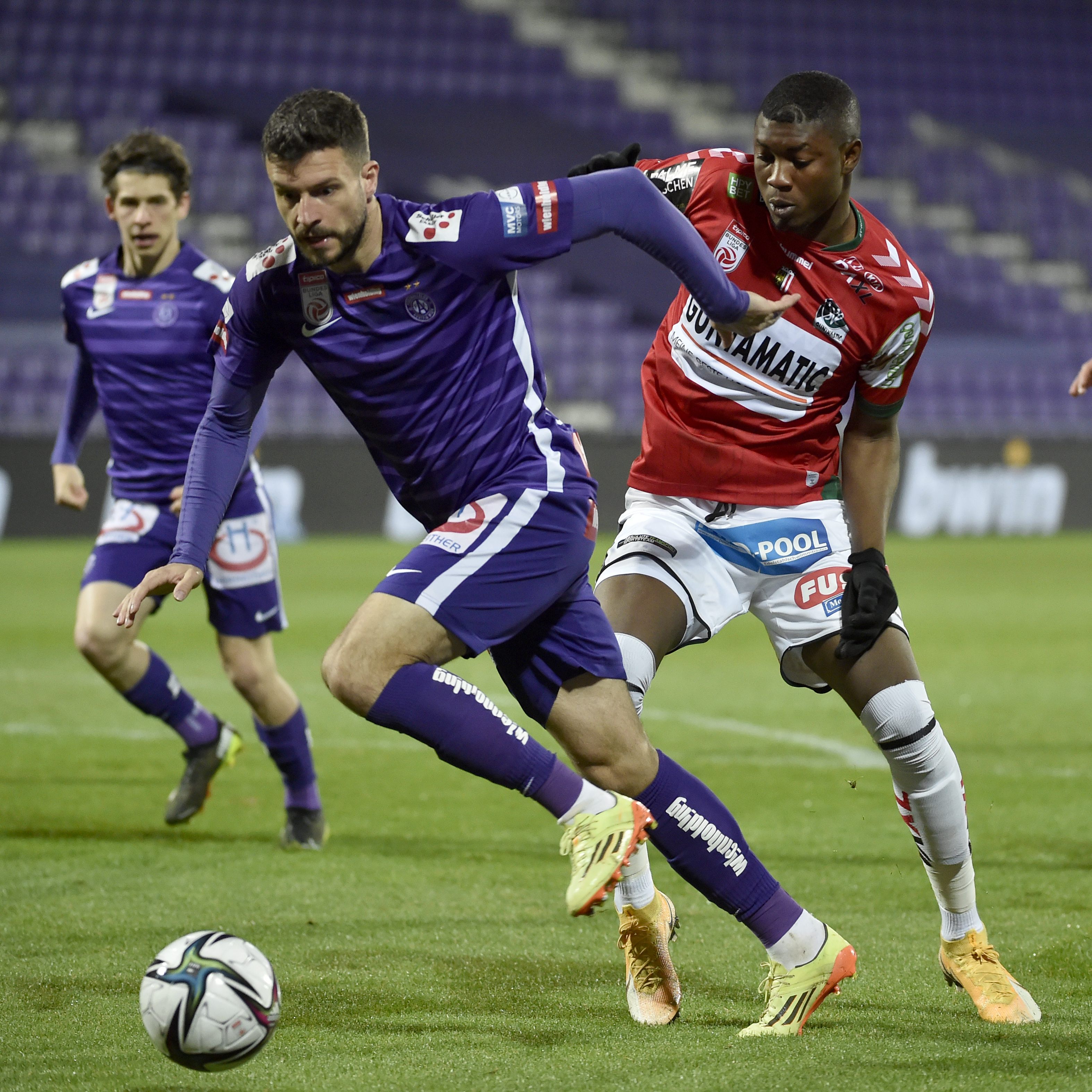 LIVE-Ticker zum Spiel SV Ried gegen Austria Wien ab 19.00 Uhr.