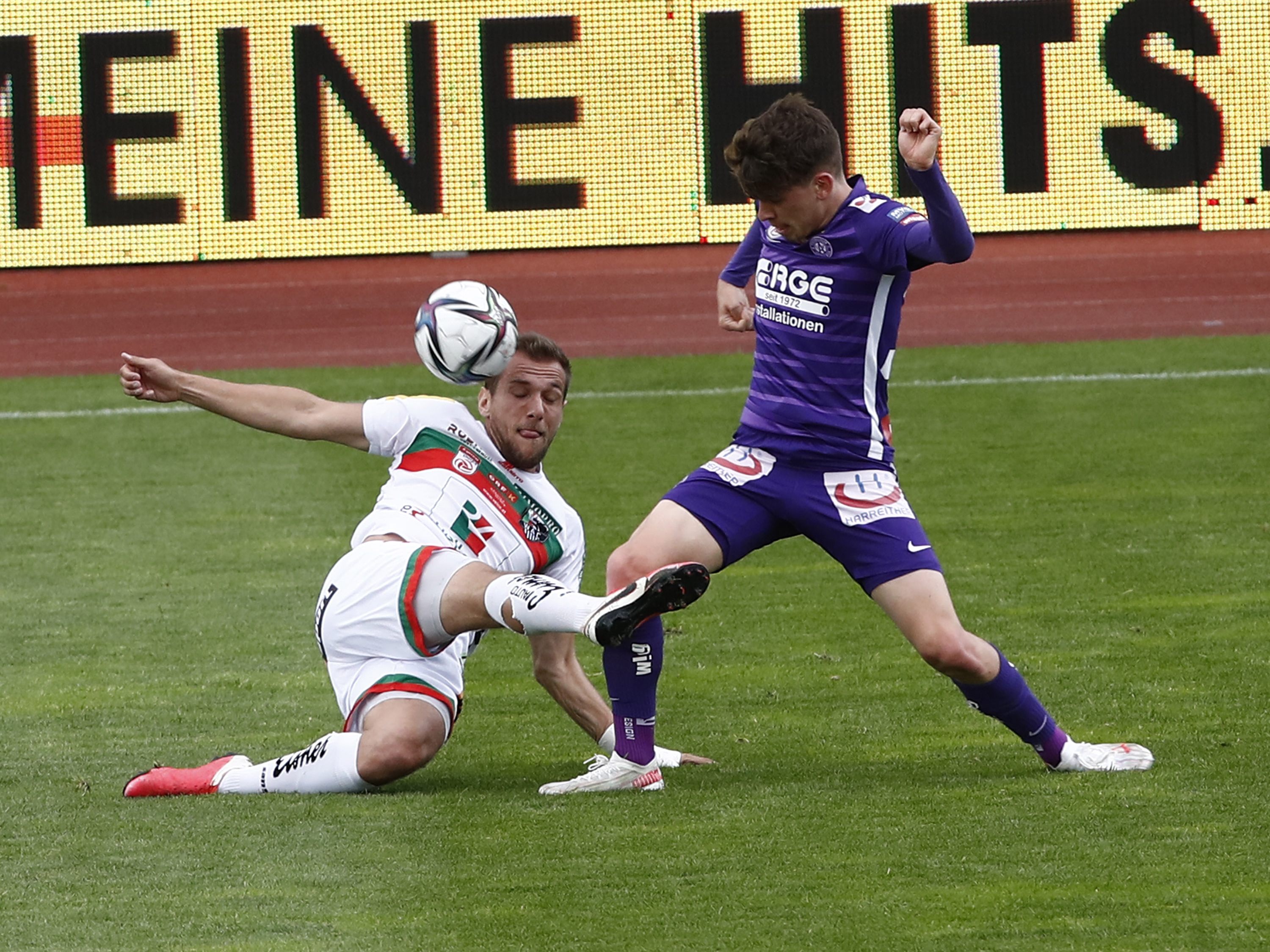 Austria Wien schaffte mit dem Sieg gegen den WAC ein versöhnliches Saisonende.