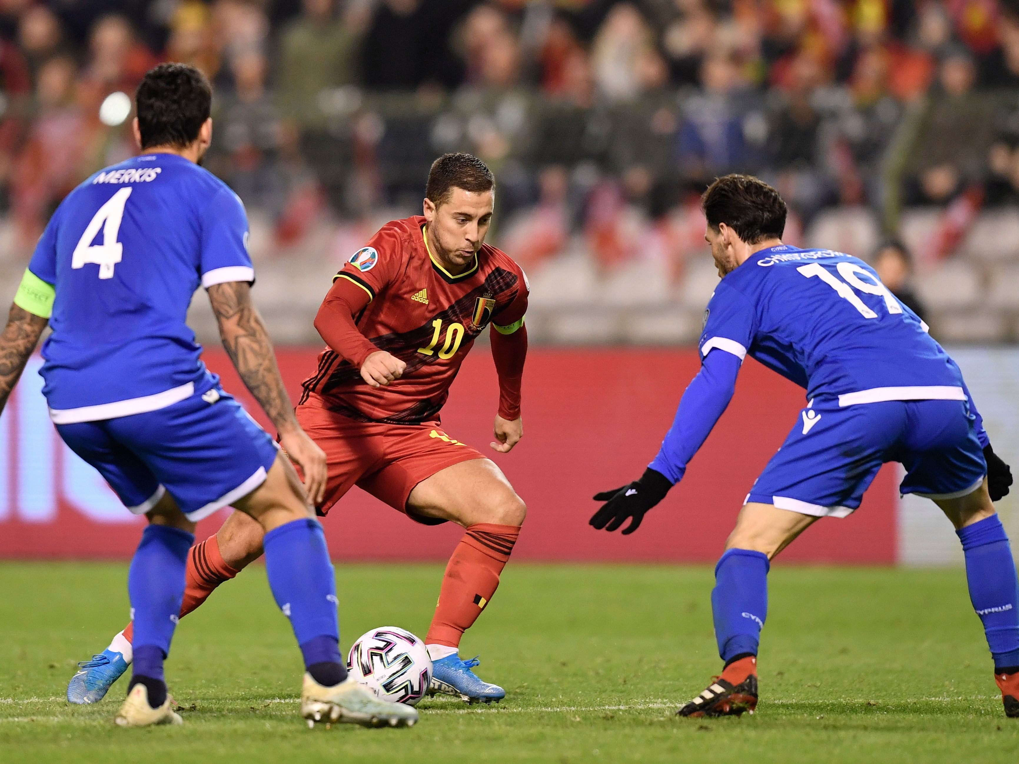 Eden Hazard: Sein letztes Fußballmatch für Belgien liegt länger zurück. Eden Hazard: Sein letztes Fußballmatch für Belgien liegt länger zurück.