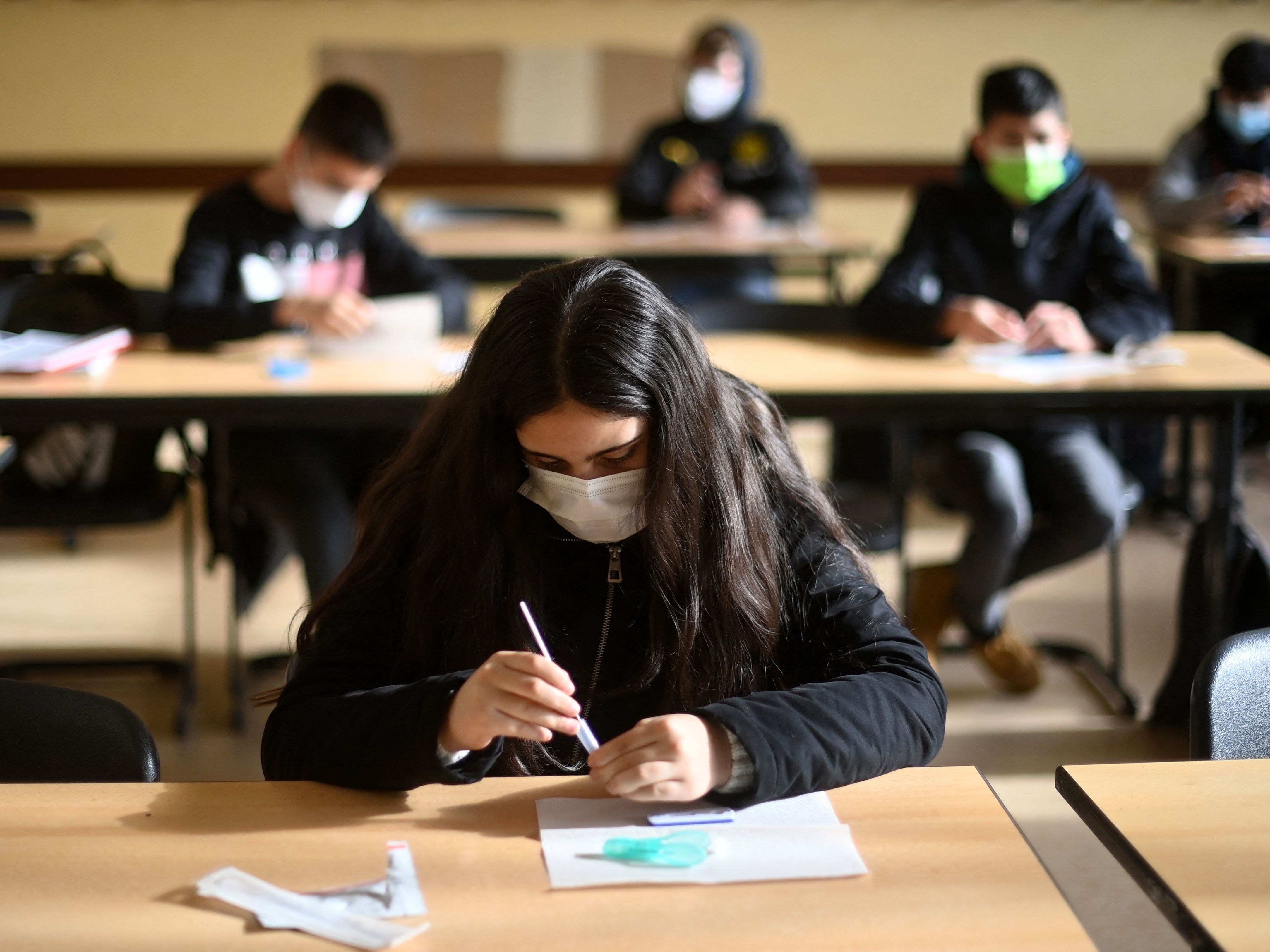 An Schulen gibt es immer weniger Testverweigerer. An Schulen gibt es immer weniger Testverweigerer.