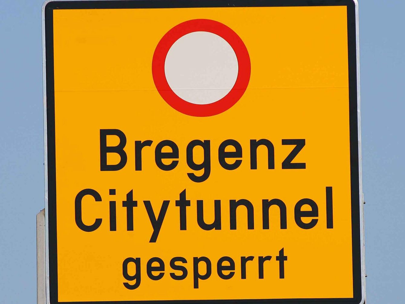 Der Citytunnel wird in der Nacht von Donnerstag auf Freitag gesperrt.