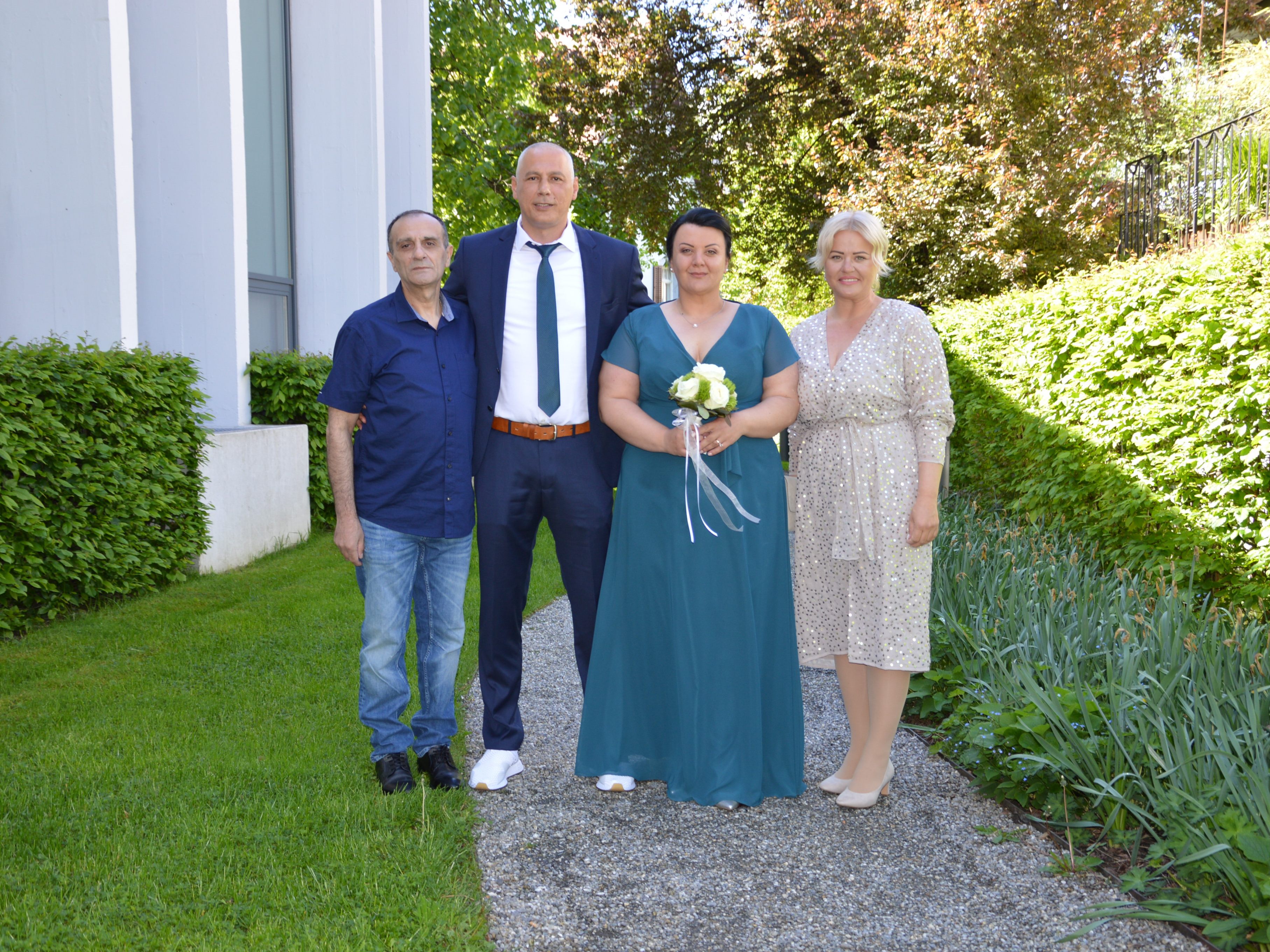 Visnja Mihajlovic und Dejan Dopaovic feierten ihre standesamtliche Trauung. Visnja Mihajlovic und Dejan Dopaovic feierten ihre standesamtliche Trauung.