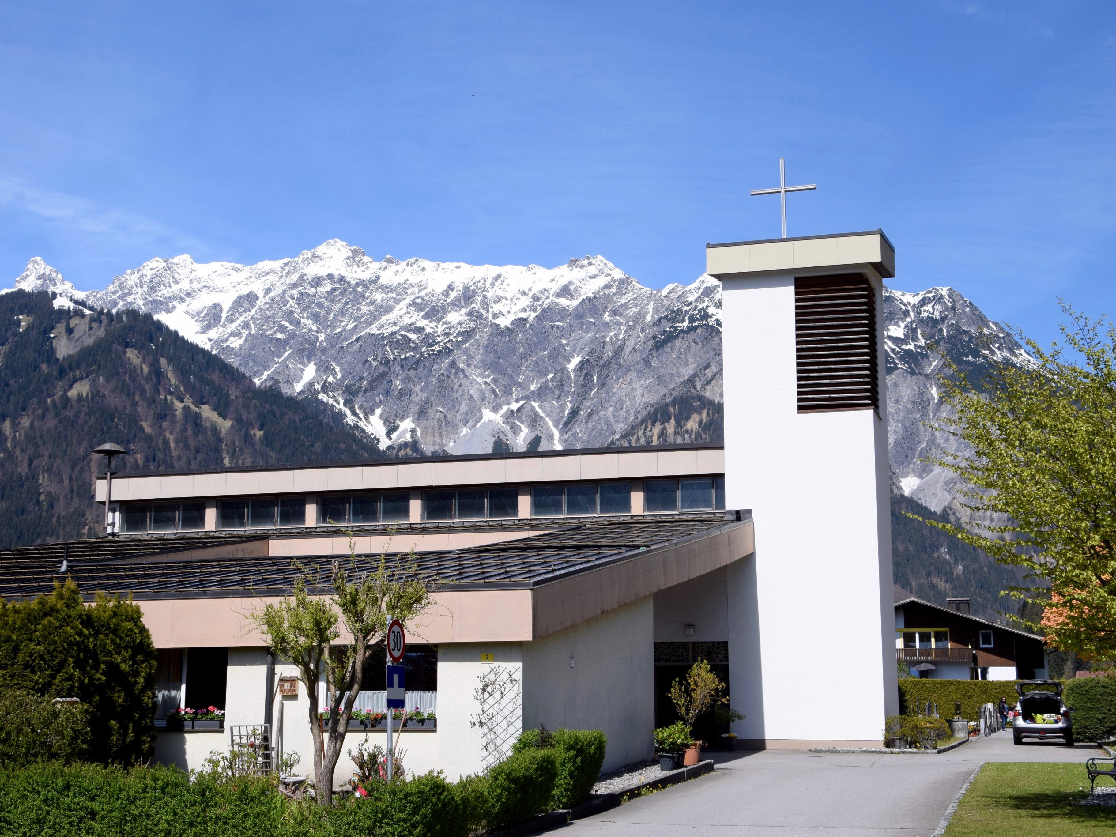 Kirchenmusik in der Pfarrkirche Gantschier zum heiligen Josef dem Arbeiter (Bild vom 8. Mai 2021)