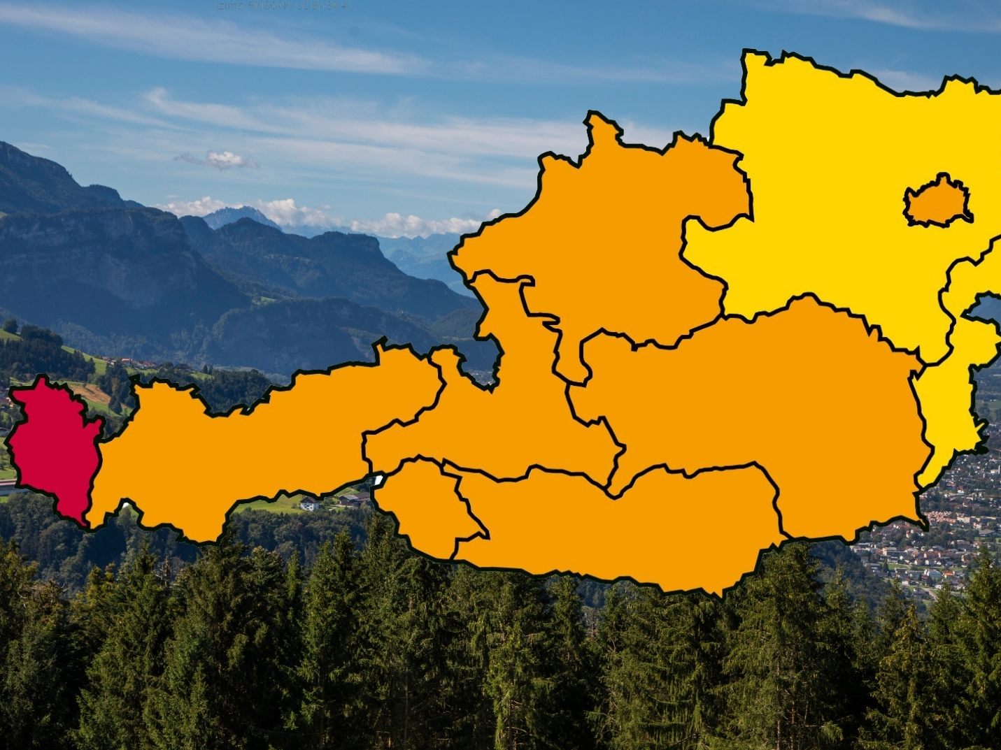 Der Trend in der vergangenen Woche war in sämtlichen Bundesländern rückläufig. Der Trend in der vergangenen Woche war in sämtlichen Bundesländern rückläufig.