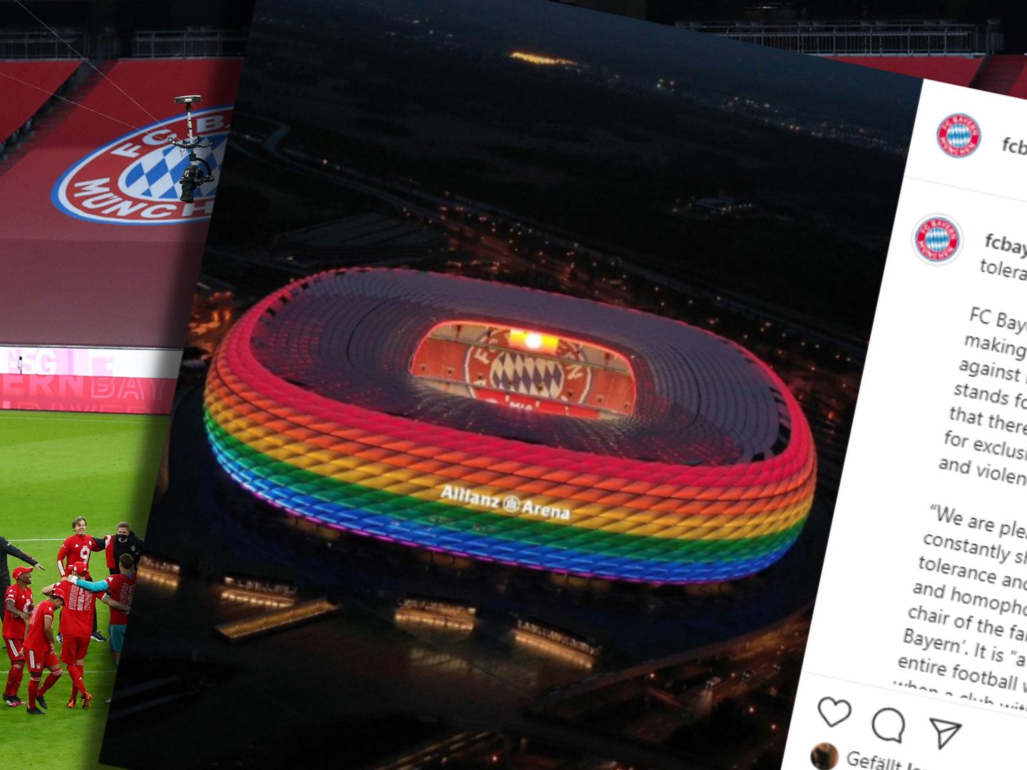 Der FC Bayern stellt seine Einstellung zu Diskriminierung klar. Der FC Bayern stellt seine Einstellung zu Diskriminierung klar.