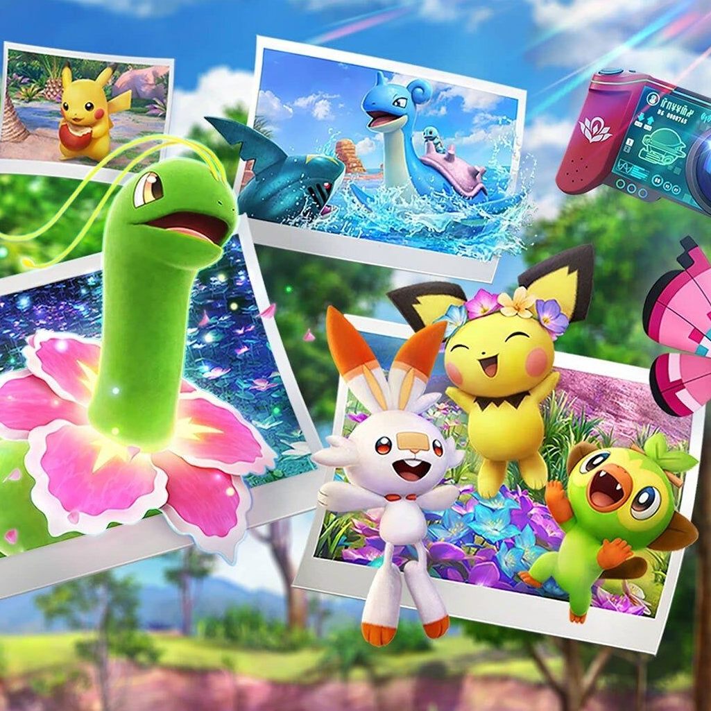 Hier wird mit der Kamera auf putzige Pokémon geschossen.